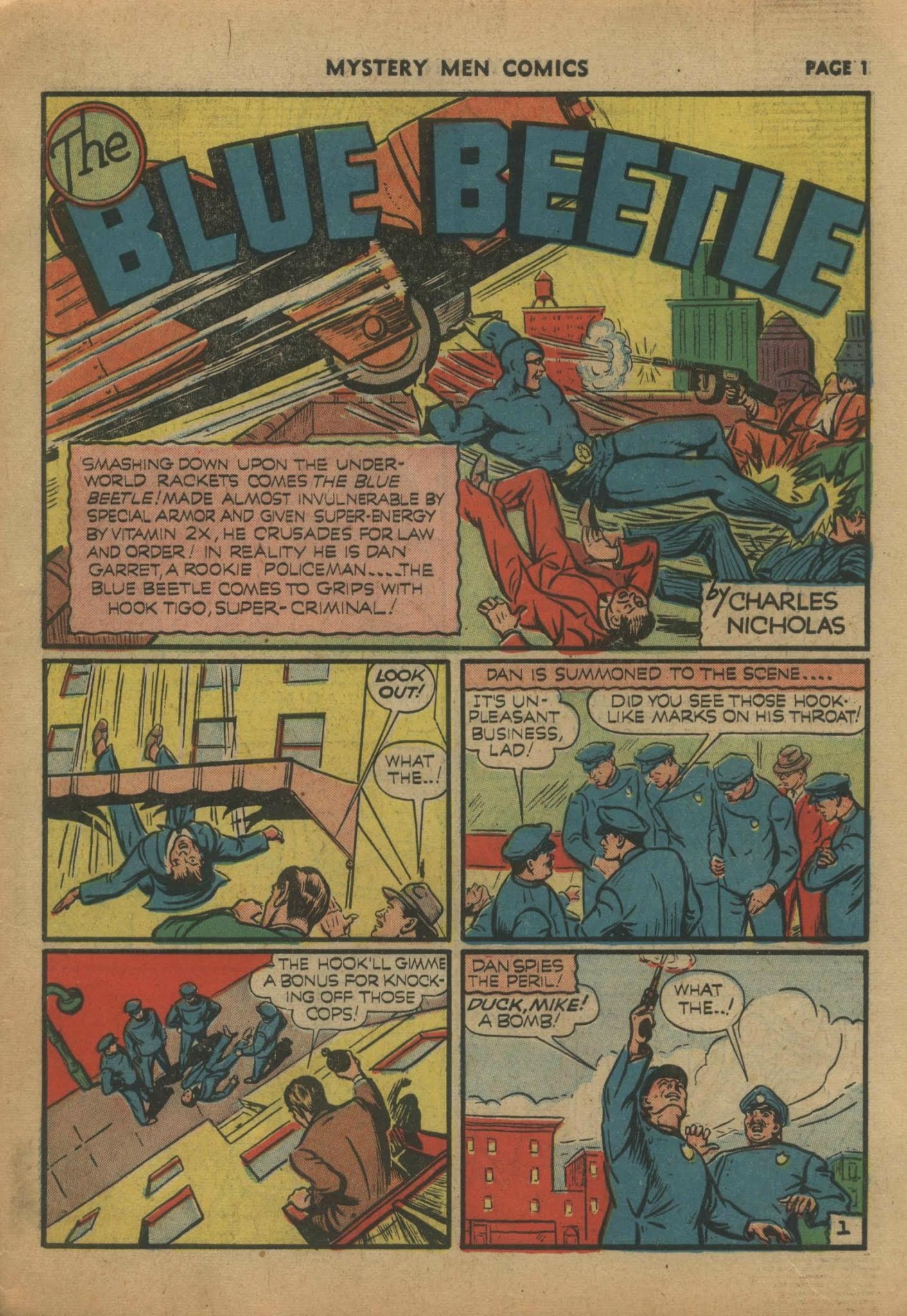 Read online Mystery Men Comics comic -  Issue #21 - 3