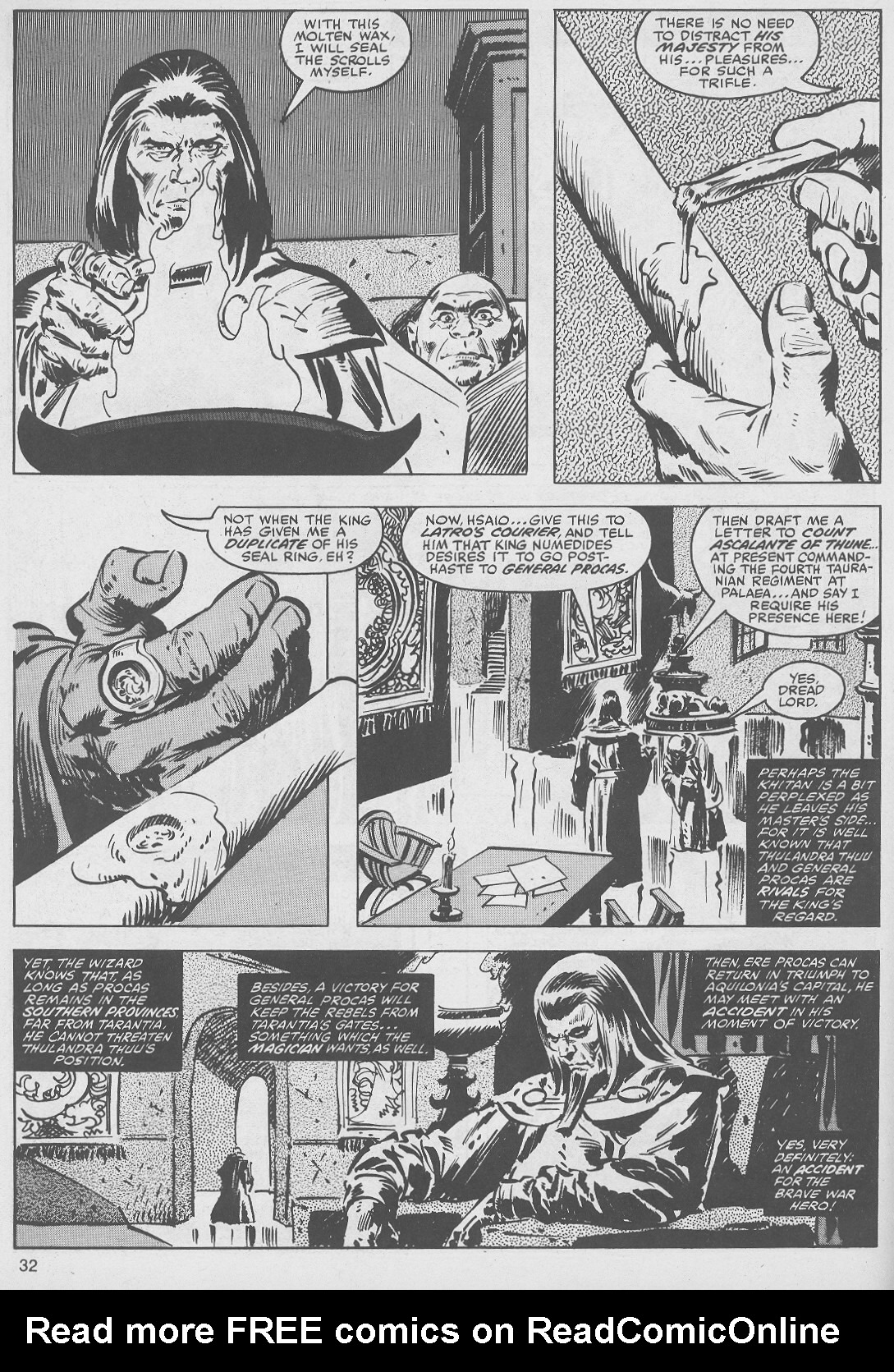 Read online The Savage Sword Of Conan comic -  Issue #49 - 32