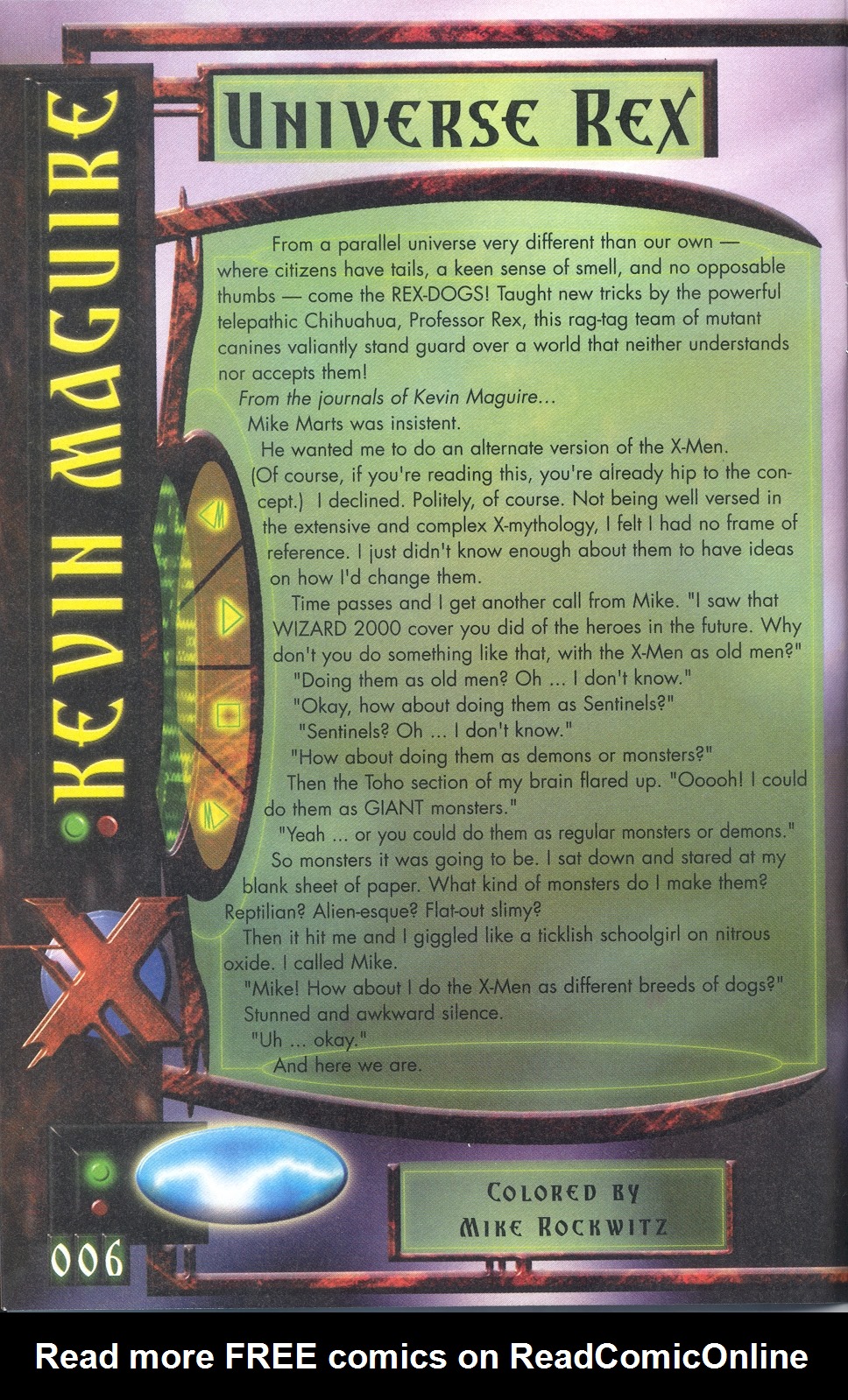 Read online X-Men: Millennial Visions comic -  Issue #1 - 6