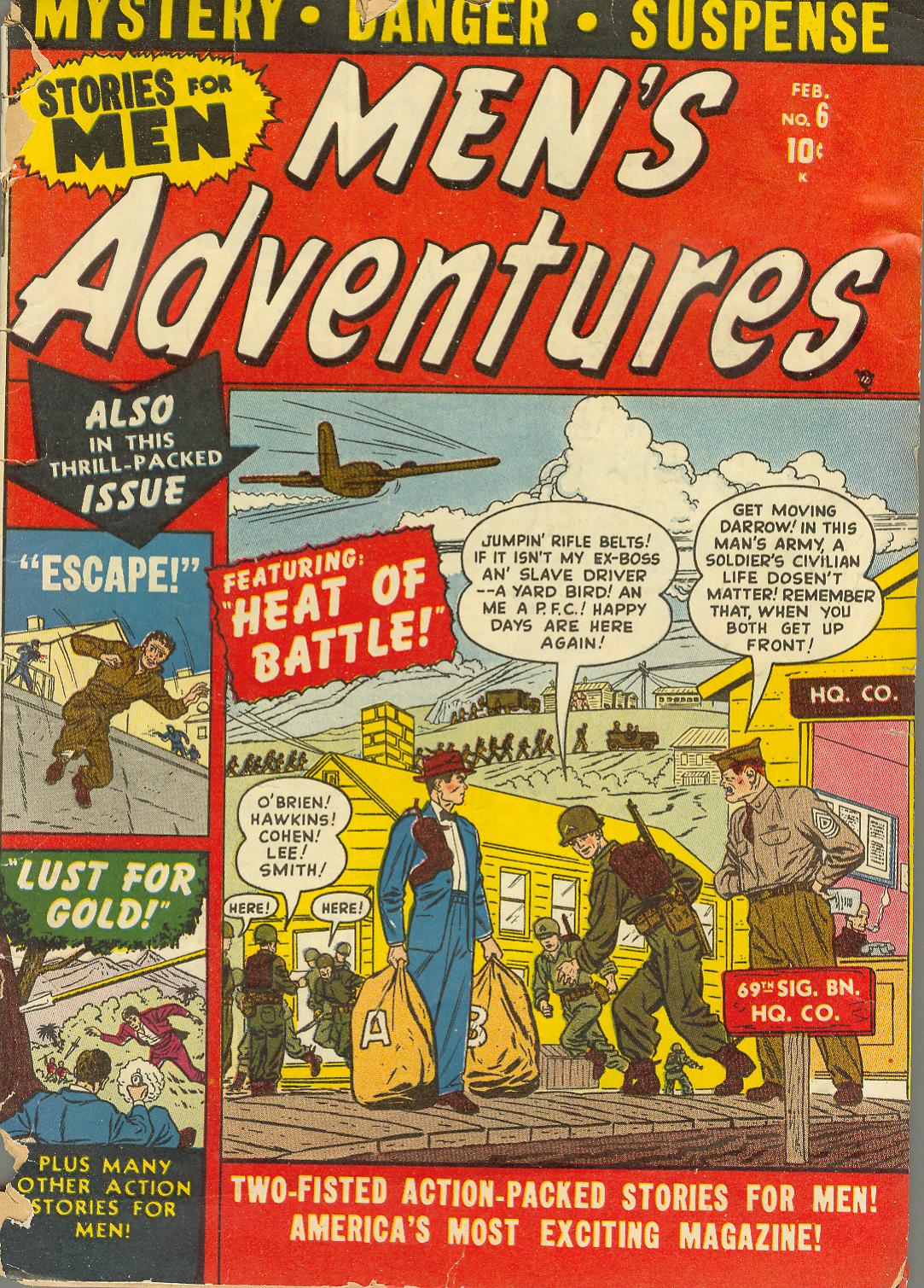 Read online Men's Adventures comic -  Issue #6 - 1