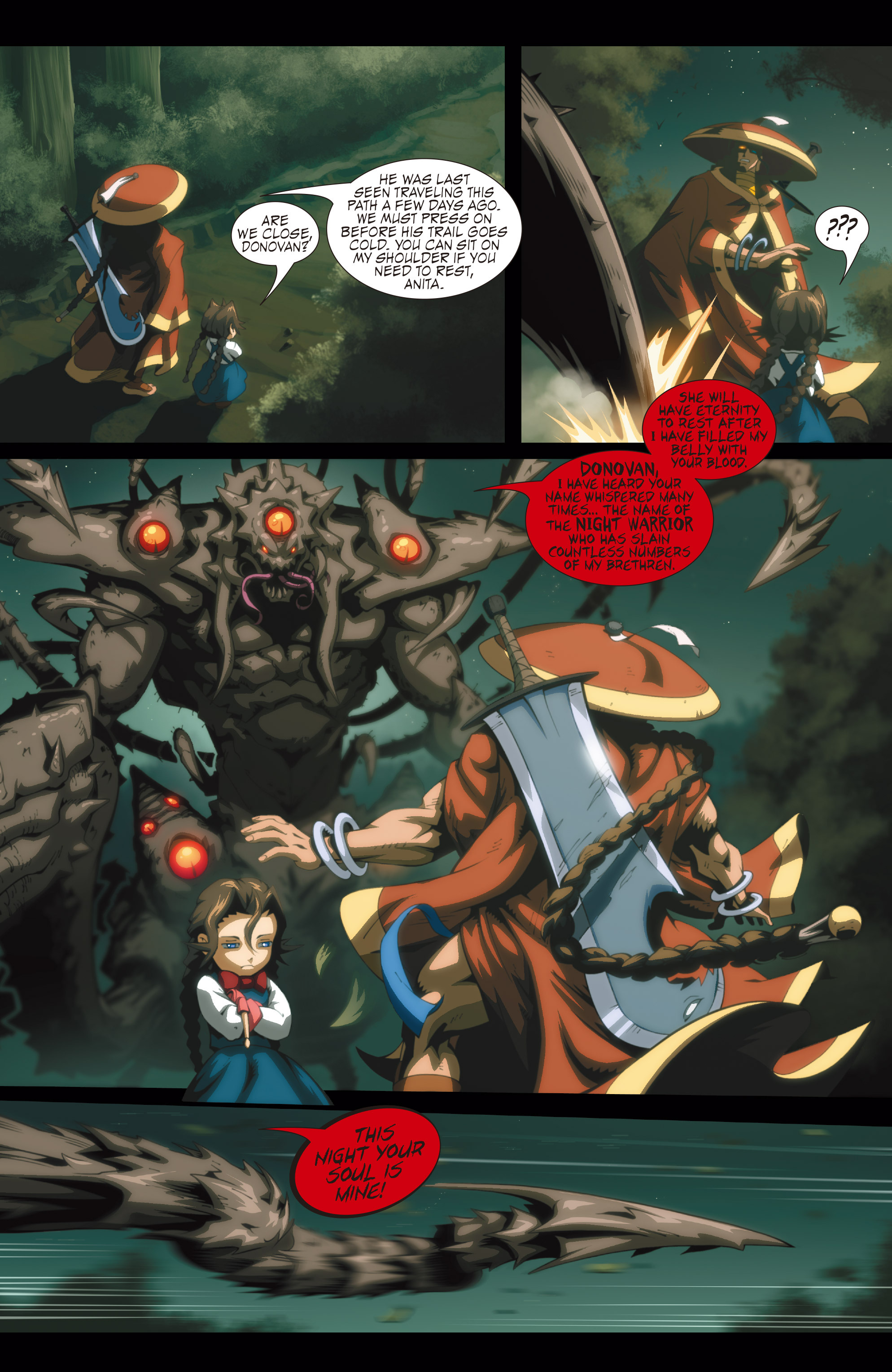 Read online Darkstalkers: The Night Warriors comic -  Issue #1 - 3