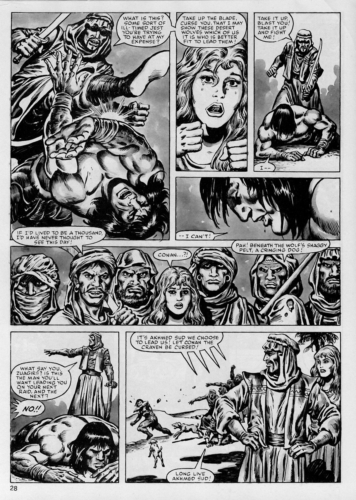 Read online The Savage Sword Of Conan comic -  Issue #102 - 28