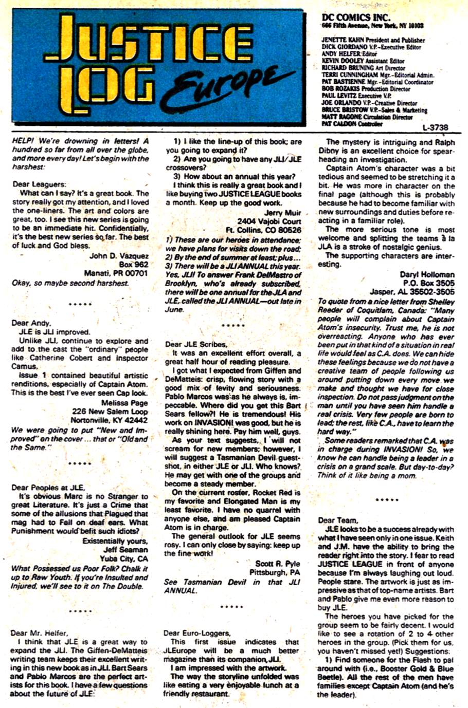 Read online Justice League Europe comic -  Issue #3 - 24