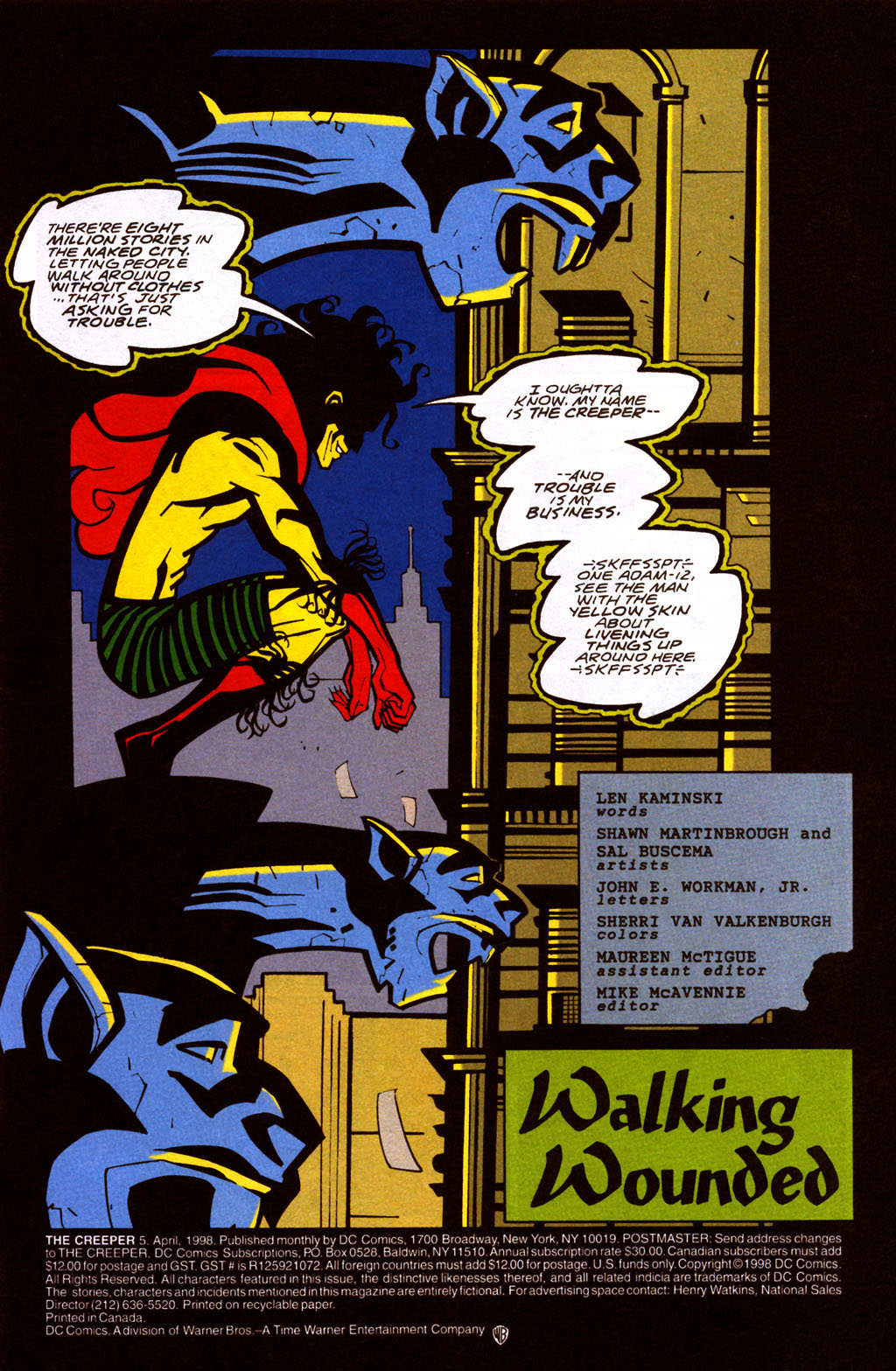 Read online The Creeper (1997) comic -  Issue #5 - 2