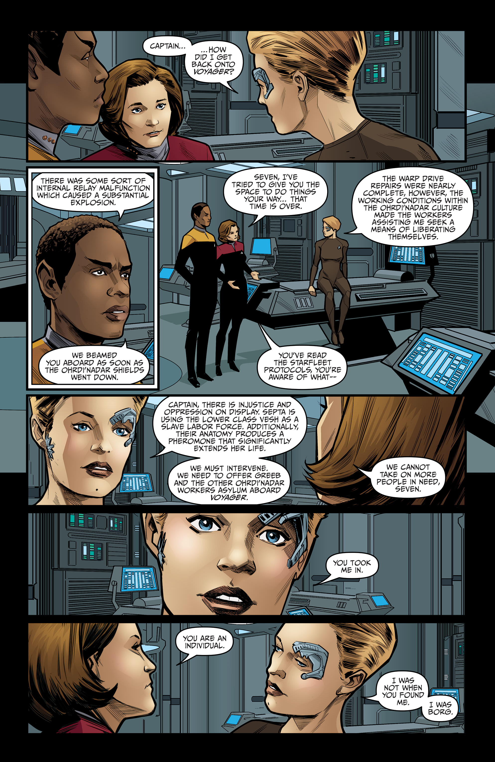 Read online Star Trek: Voyager—Seven’s Reckoning comic -  Issue #4 - 7