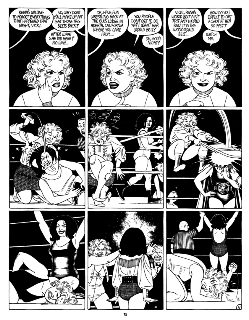 Read online Love and Rockets (1982) comic -  Issue #41 - 17