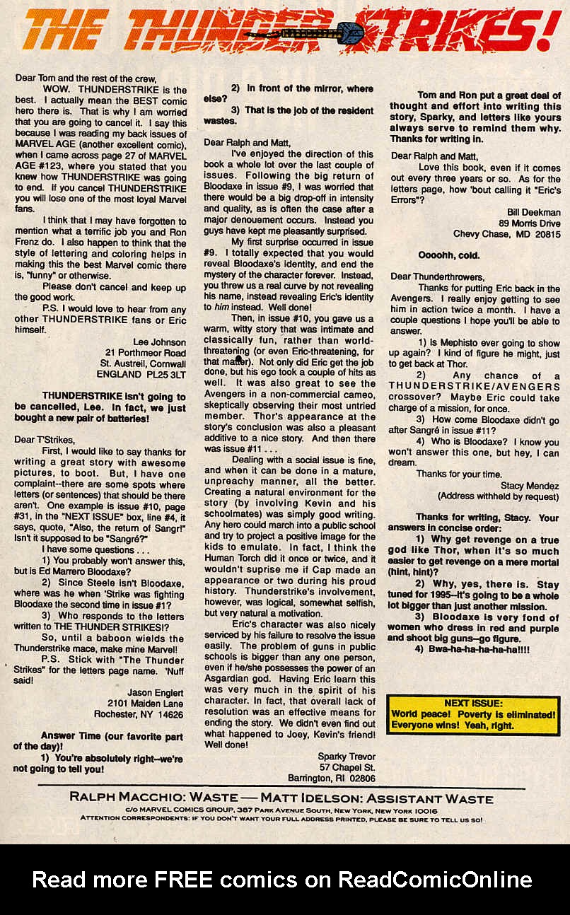 Read online Thunderstrike (1993) comic -  Issue #13 - 46
