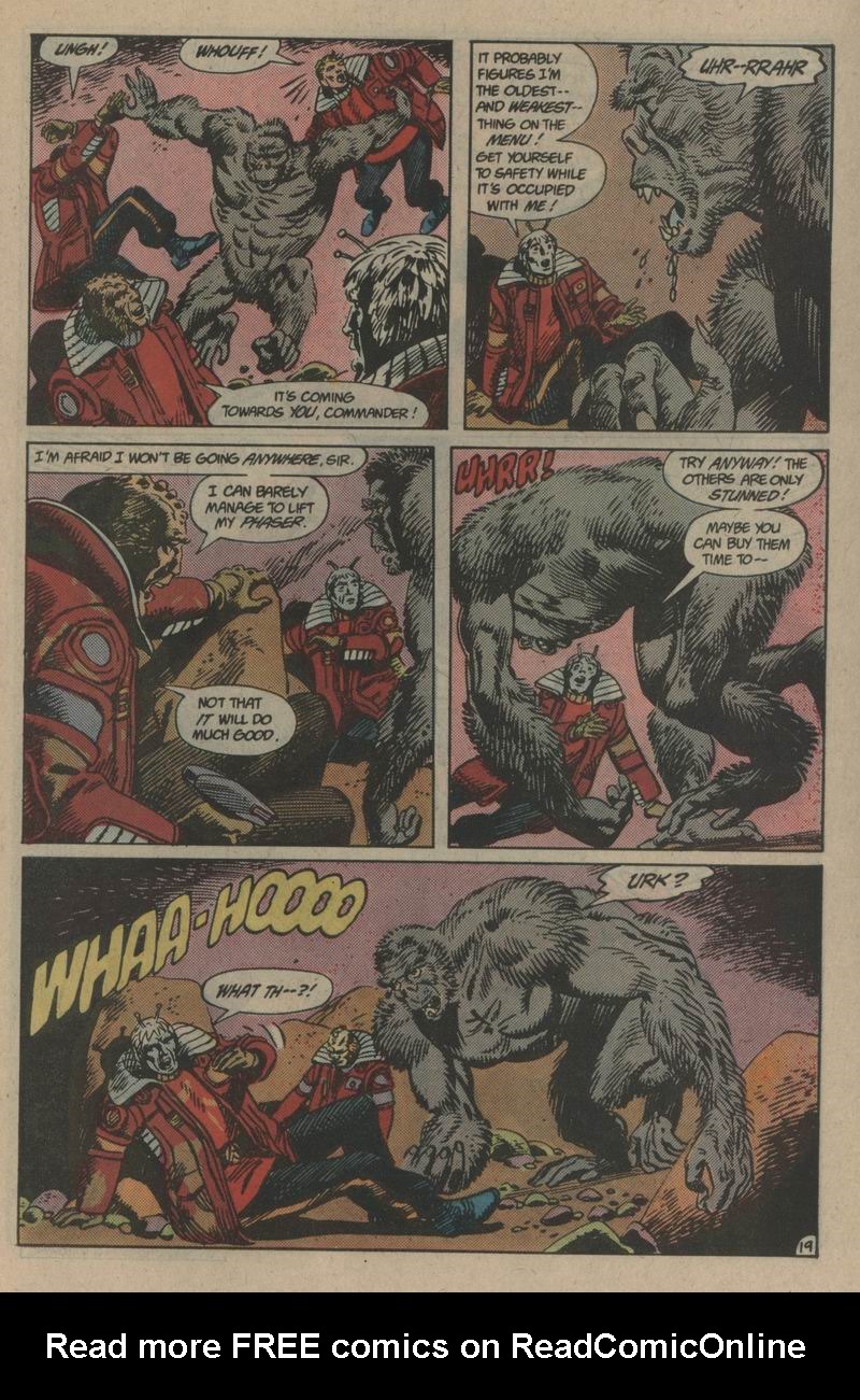 Read online Star Trek (1984) comic -  Issue #29 - 19