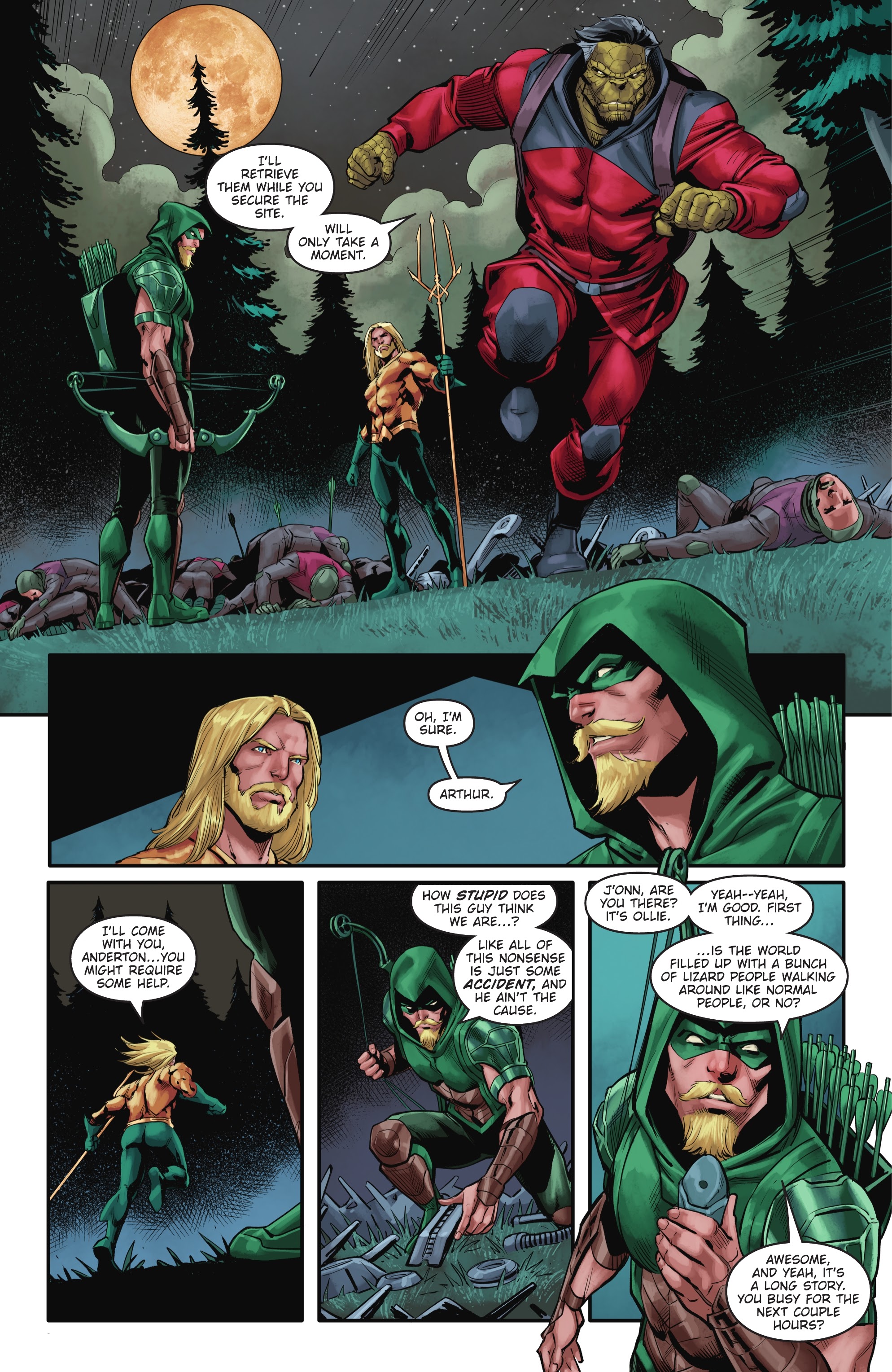 Aquaman Green Arrow Deep Target Issue 6 | Read Aquaman Green Arrow Deep  Target Issue 6 comic online in high quality. Read Full Comic online for  free - Read comics online in high quality .