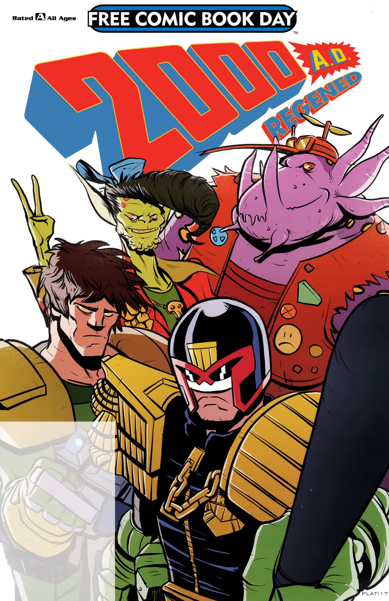 Read online Free Comic Book Day 2018 comic -  Issue # 2000AD - 1