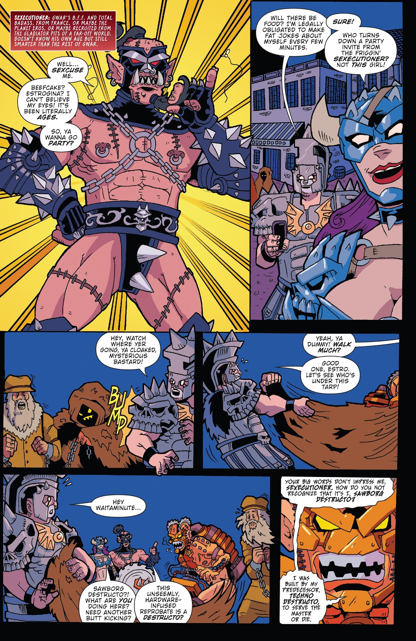 Read online Gwar: Orgasmageddon comic -  Issue #3 - 12