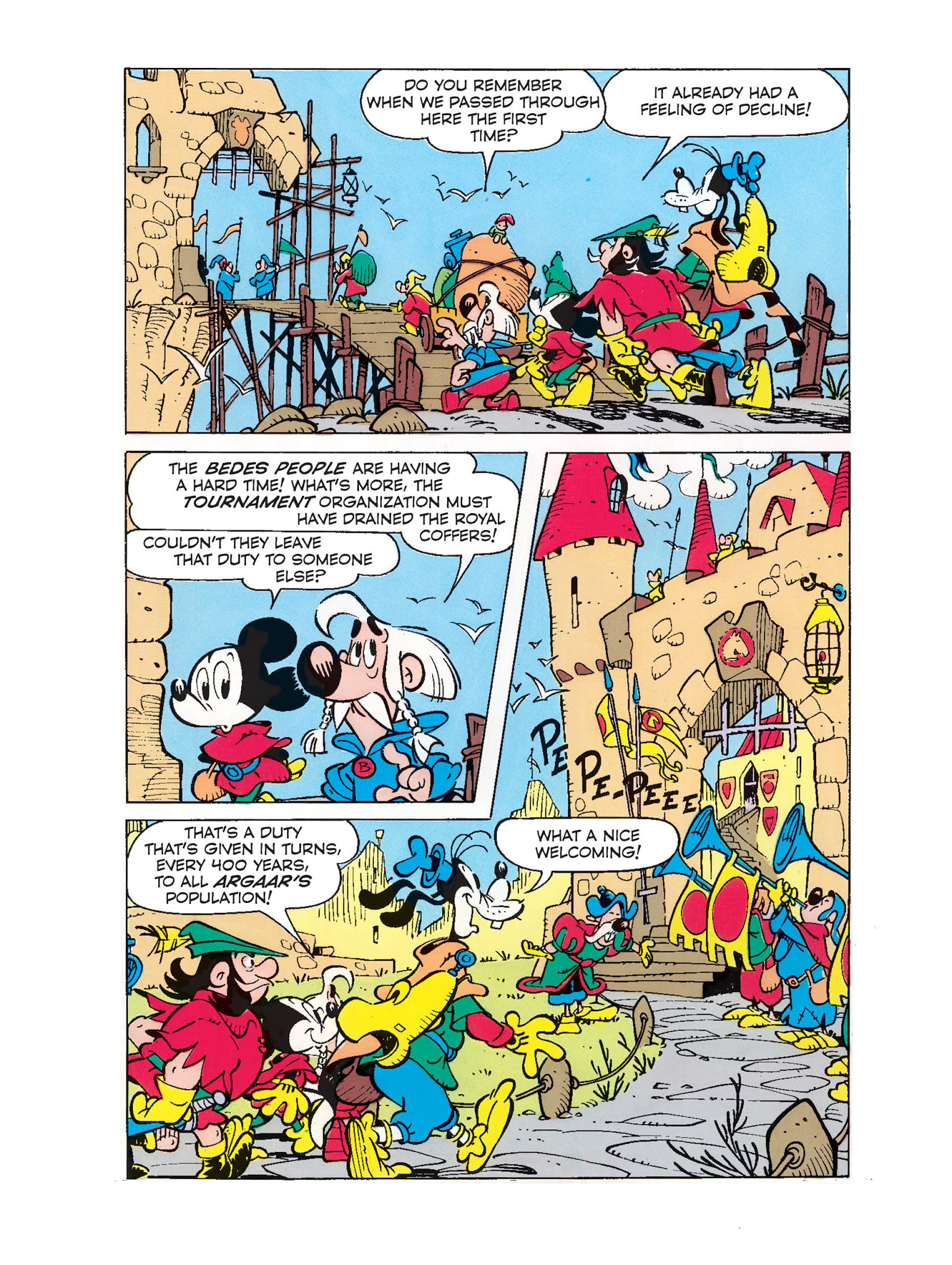 Read online Mickey Mouse and the Argaar Tournament: Return to the Land of Adventure comic -  Issue #2 - 4
