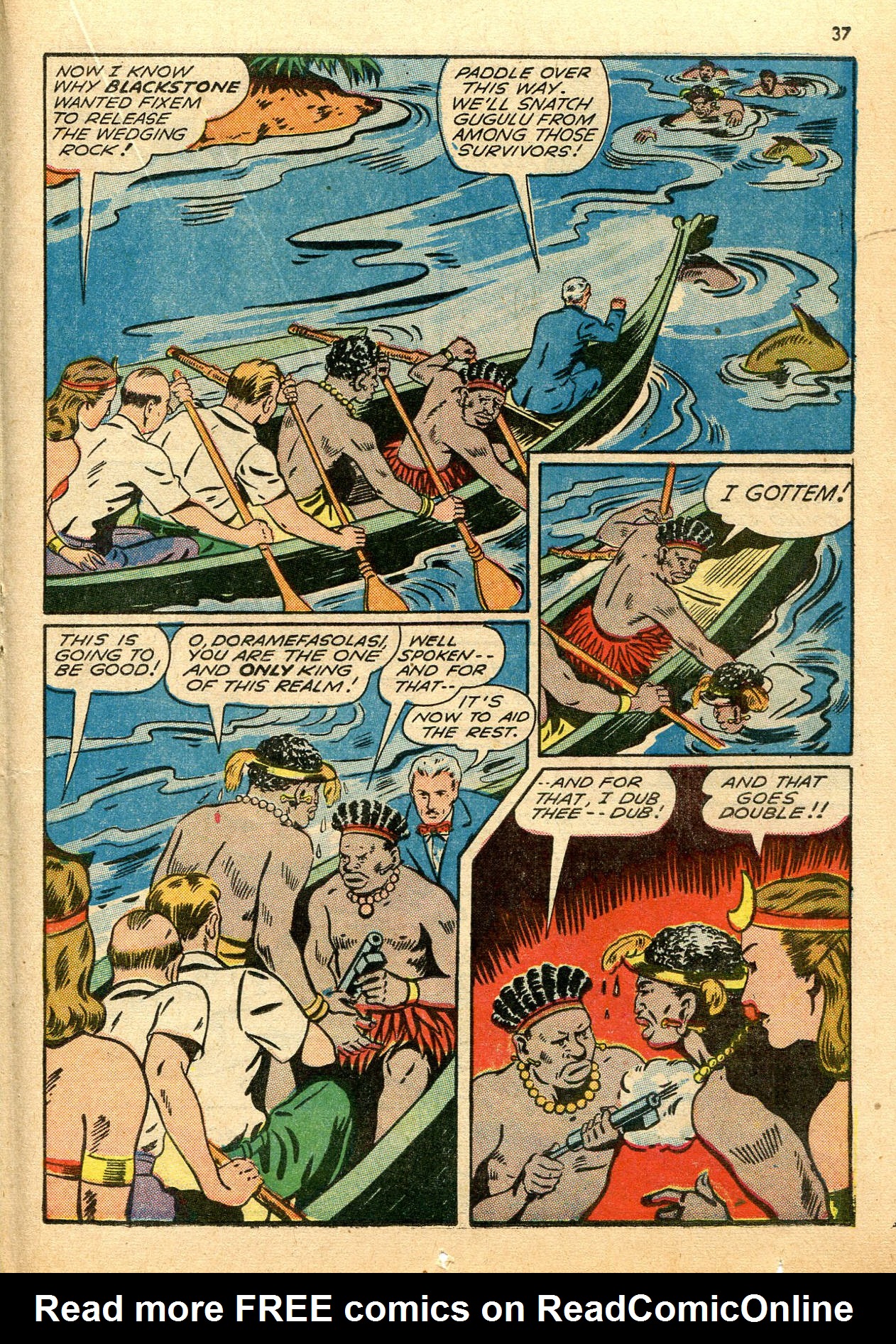 Read online Super-Magician Comics comic -  Issue #16 - 36