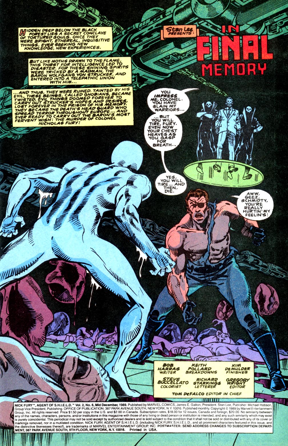 Read online Nick Fury, Agent of S.H.I.E.L.D. comic -  Issue #6 - 2