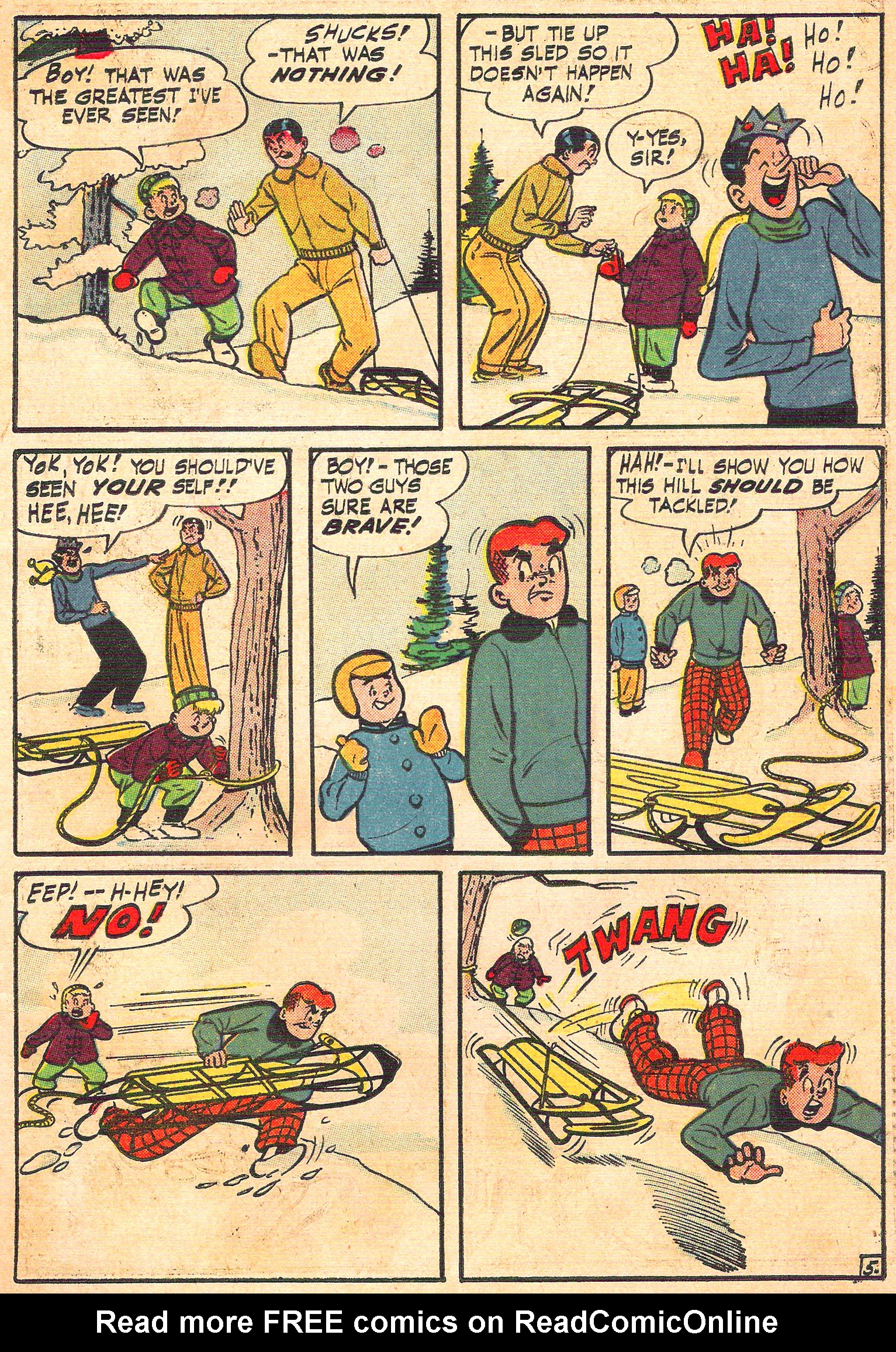 Read online Archie's Christmas Stocking comic -  Issue #6 - 7