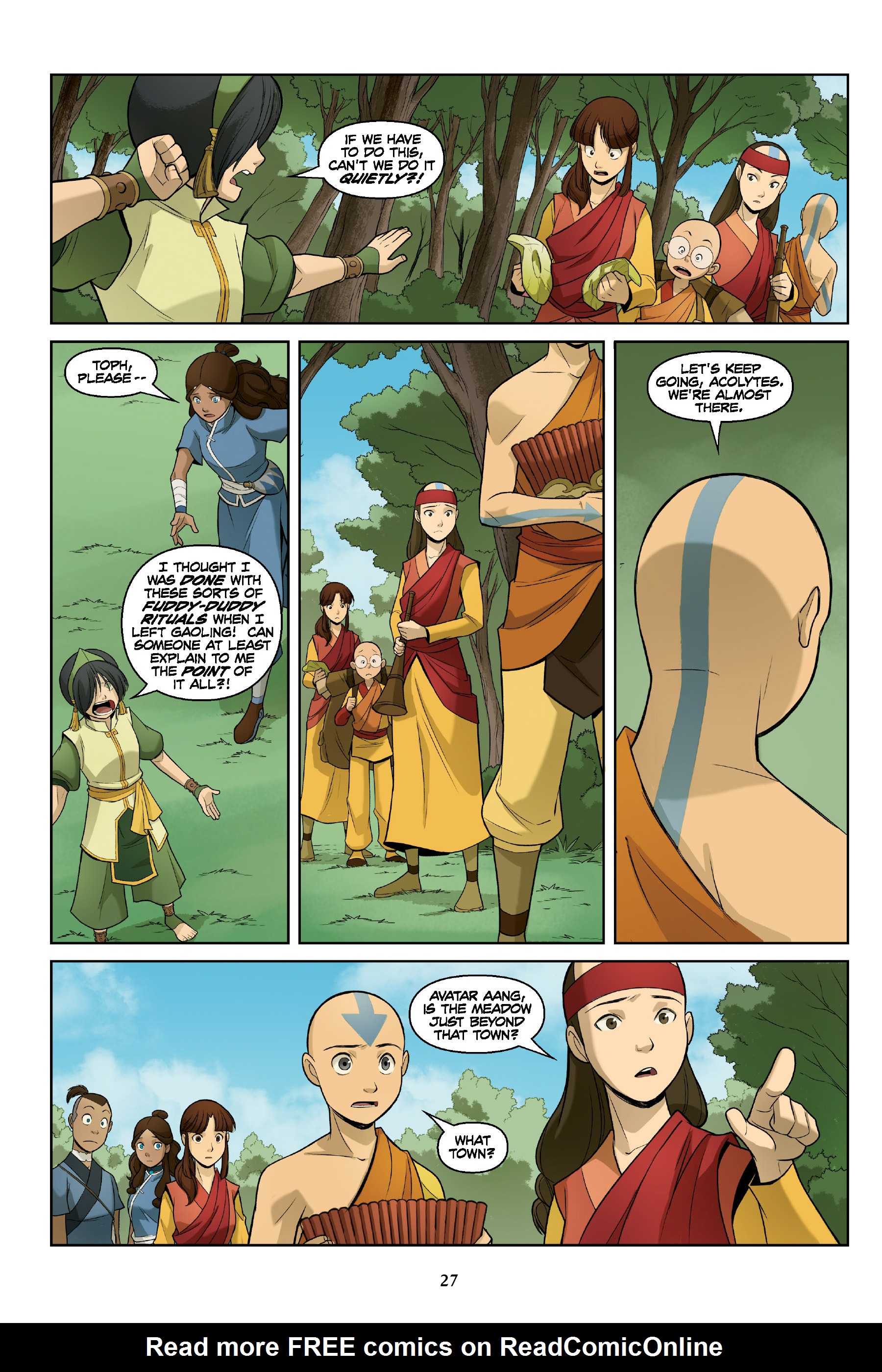 Read online Nickelodeon Avatar: The Last Airbender - The Rift comic -  Issue # _Omnibus (Part 1) - 28