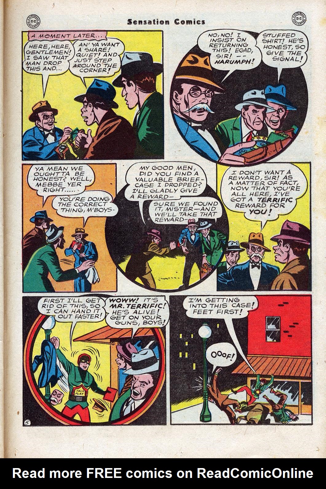 Read online Sensation (Mystery) Comics comic -  Issue #48 - 33