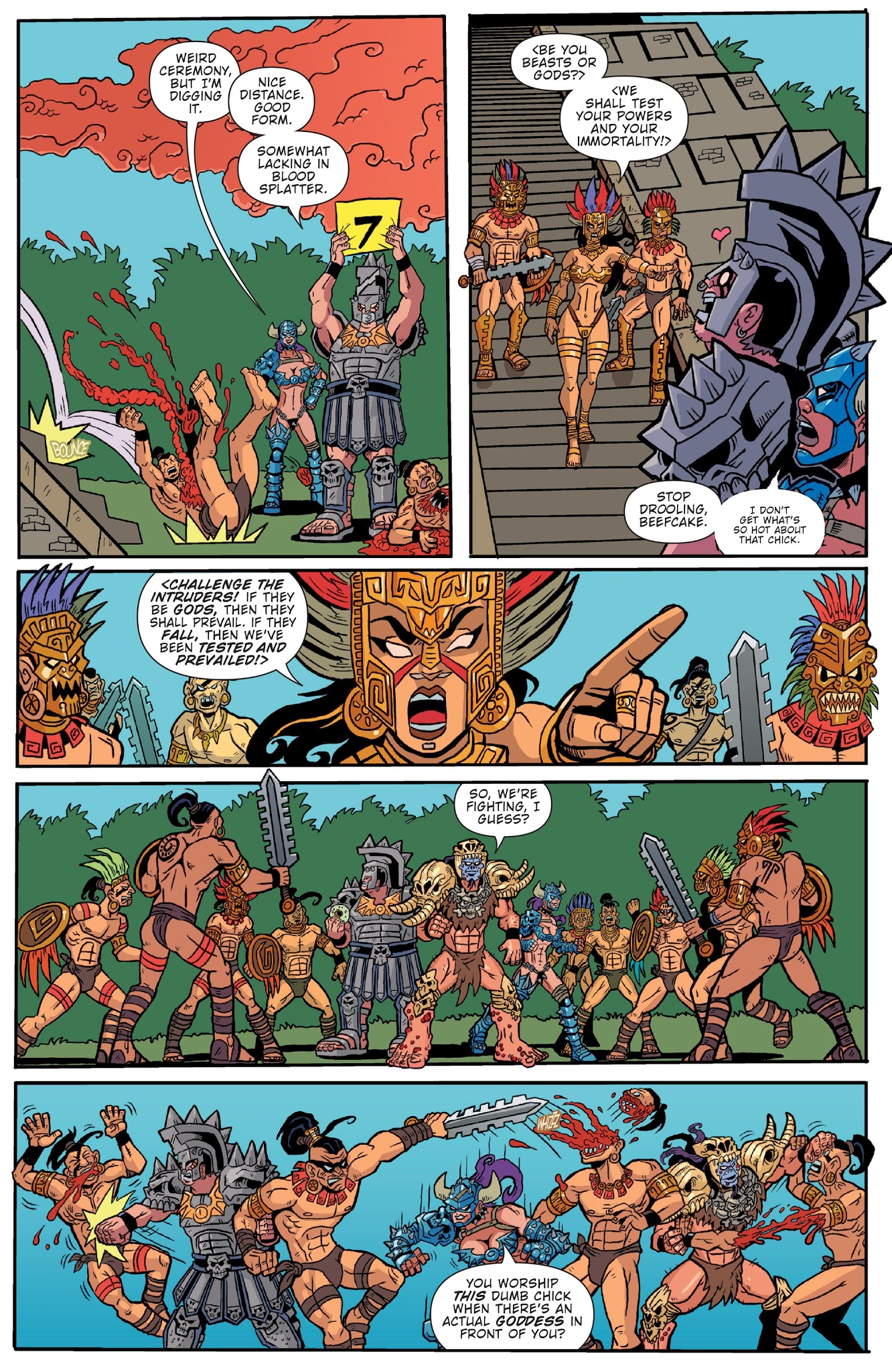 Read online Gwar: Orgasmageddon comic -  Issue #2 - 16