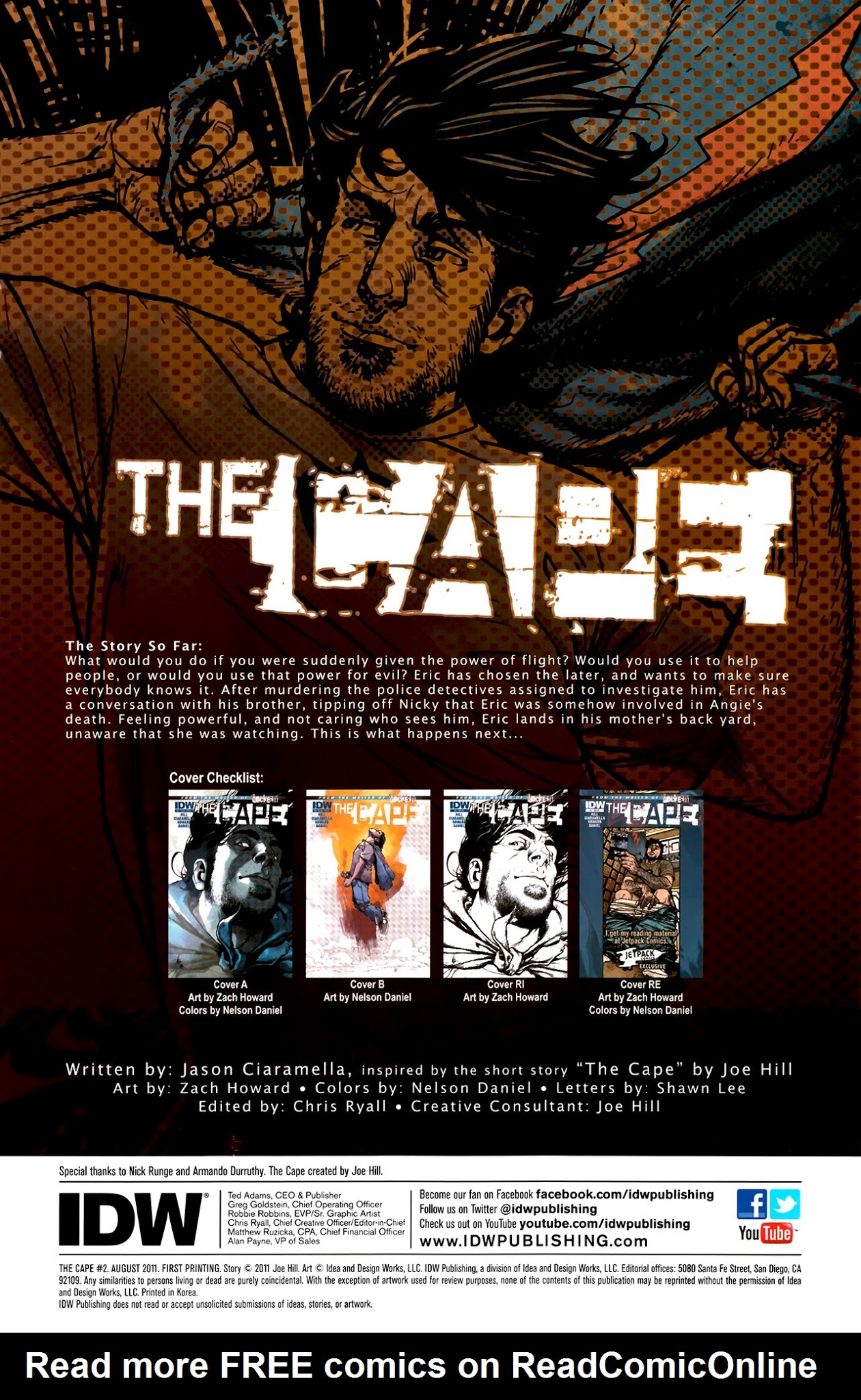 Read online The Cape comic -  Issue #2 - 4