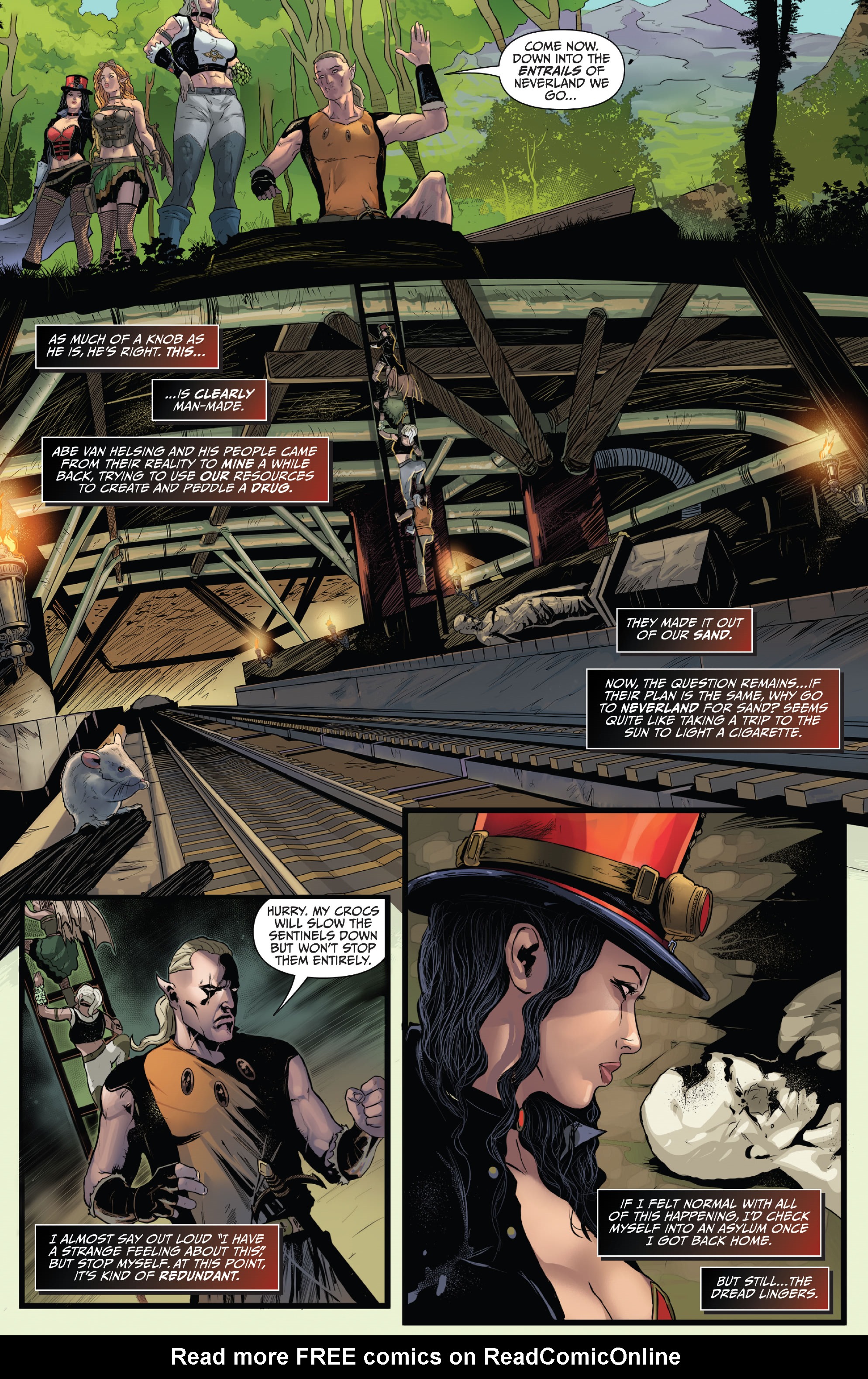 Read online Van Helsing Finding Neverland comic -  Issue # Full - 21