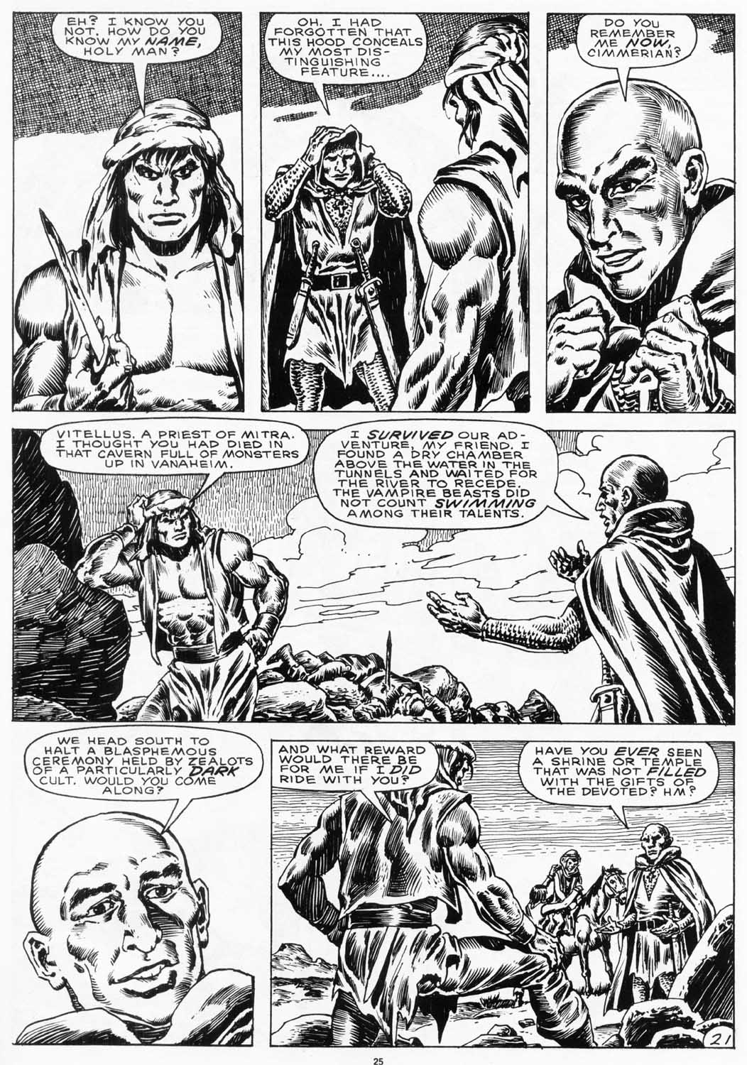Read online The Savage Sword Of Conan comic -  Issue #152 - 27