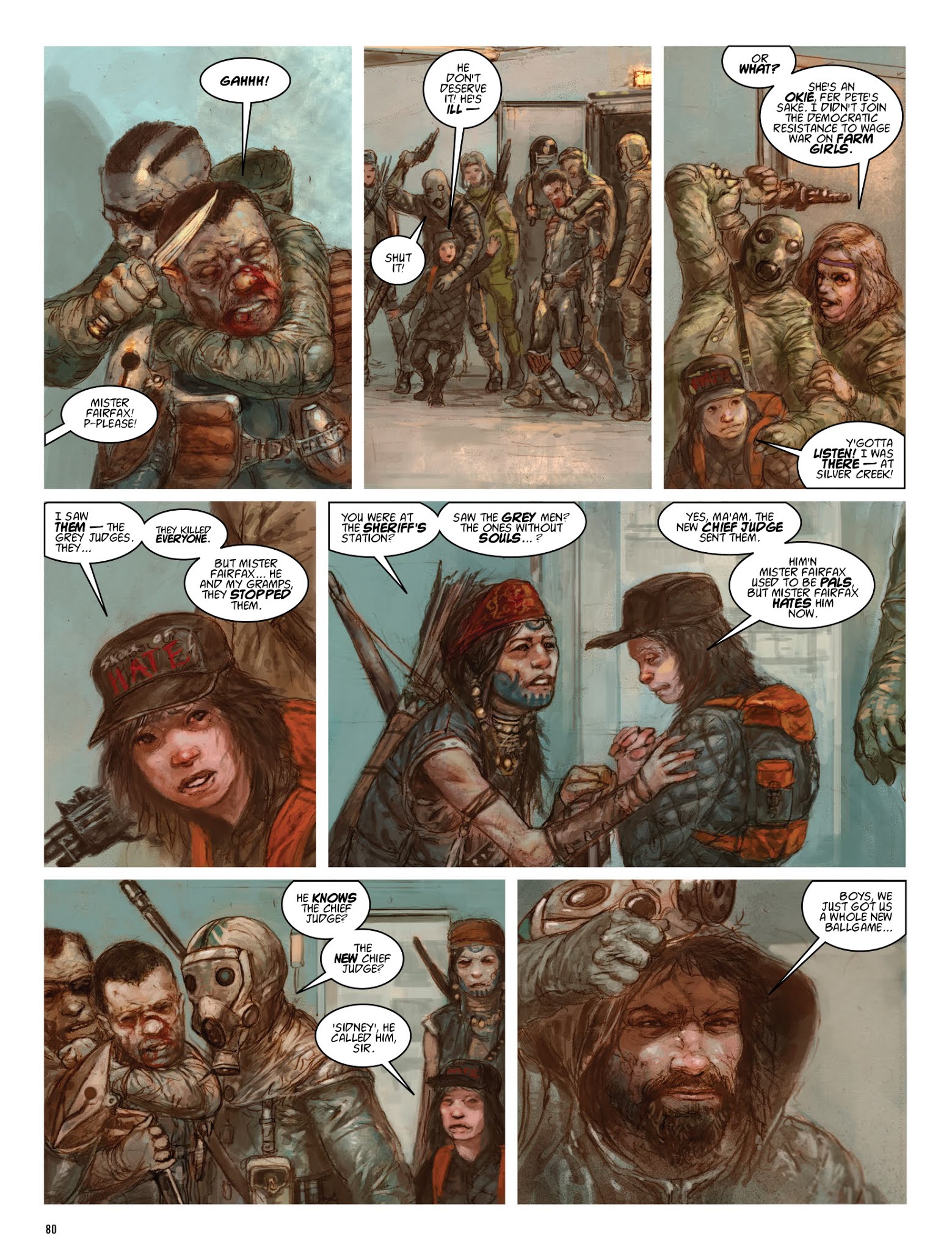 Read online The Dark Judges: The Fall of Deadworld comic -  Issue # TPB - 81