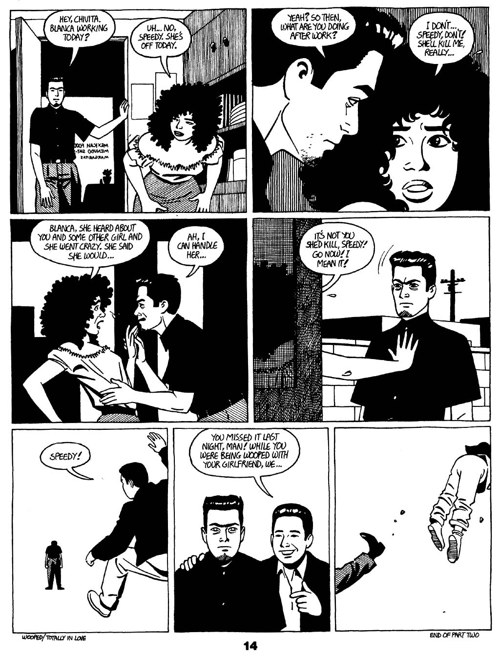 Read online Love and Rockets (1982) comic -  Issue #22 - 16