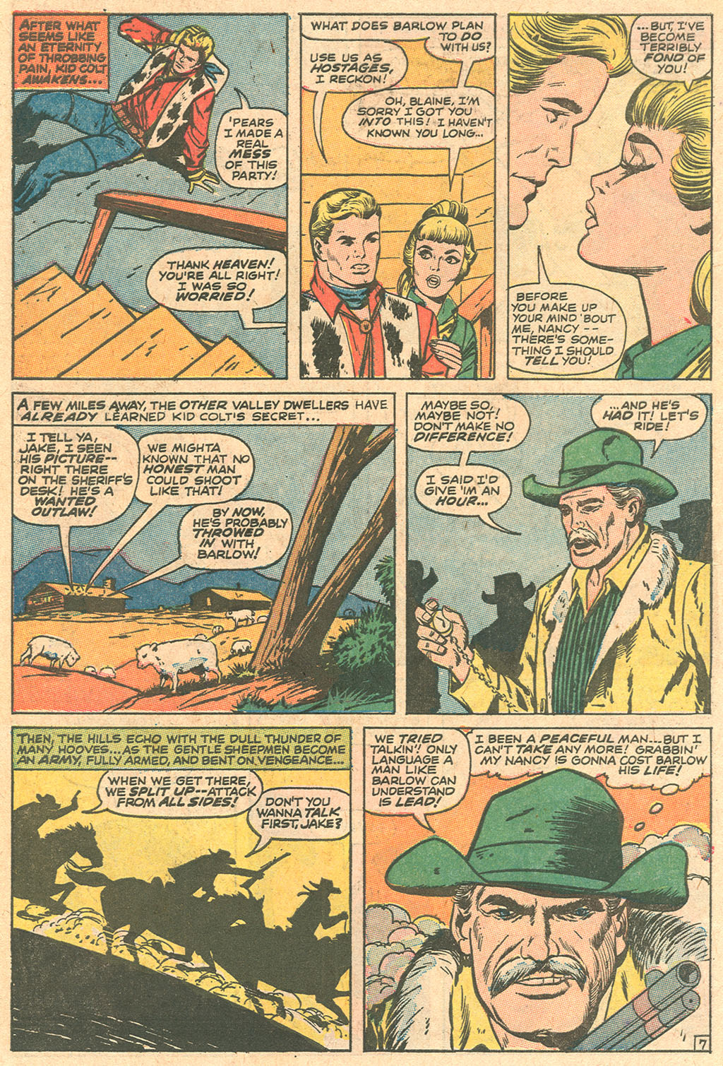 Read online Kid Colt Outlaw comic -  Issue #136 - 10