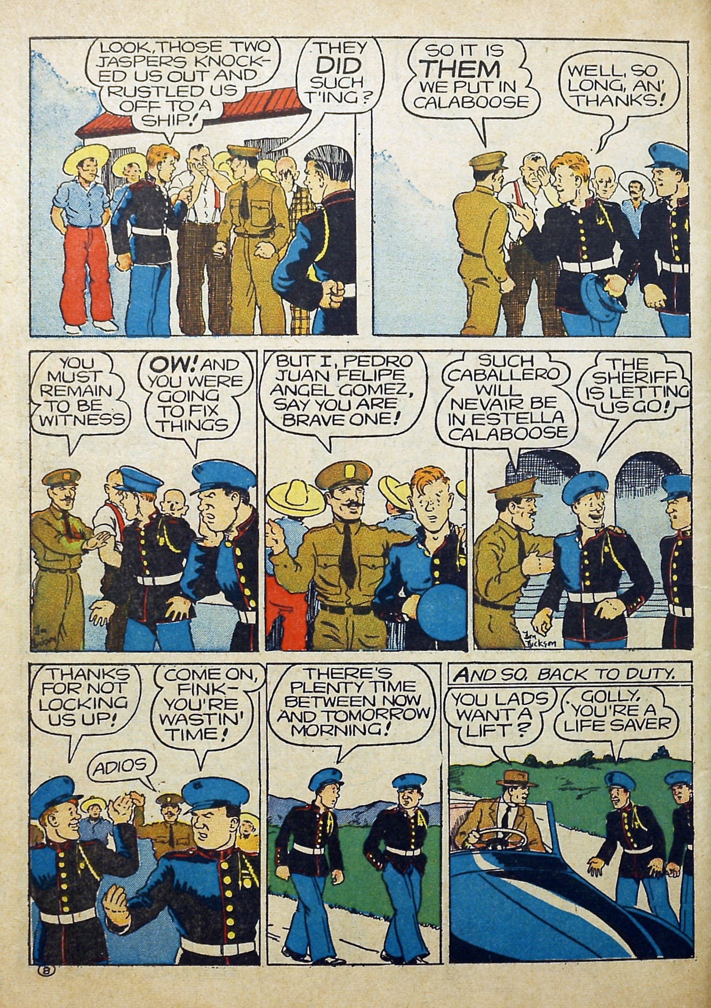 Read online Reg'lar Fellers Heroic Comics comic -  Issue #13 - 64