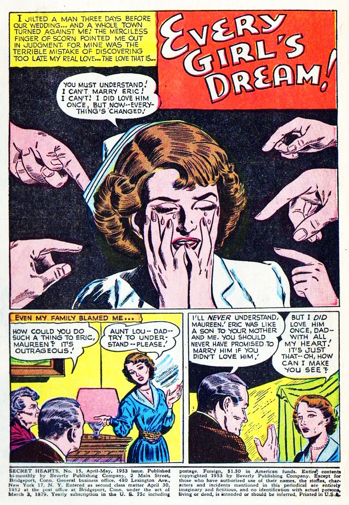 Read online Secret Hearts comic -  Issue #15 - 3