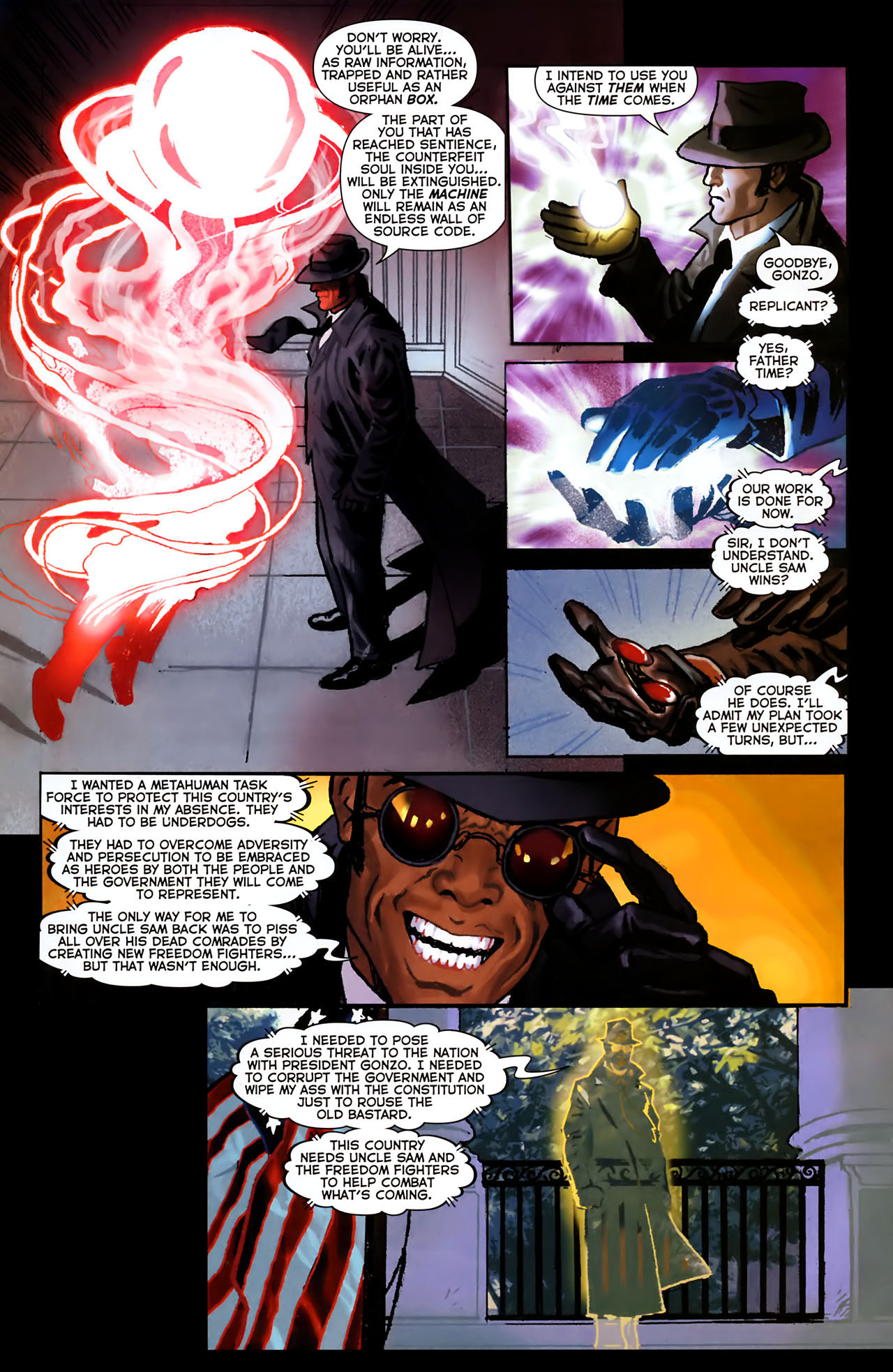 Read online Uncle Sam and the Freedom Fighters (2006) comic -  Issue #8 - 14