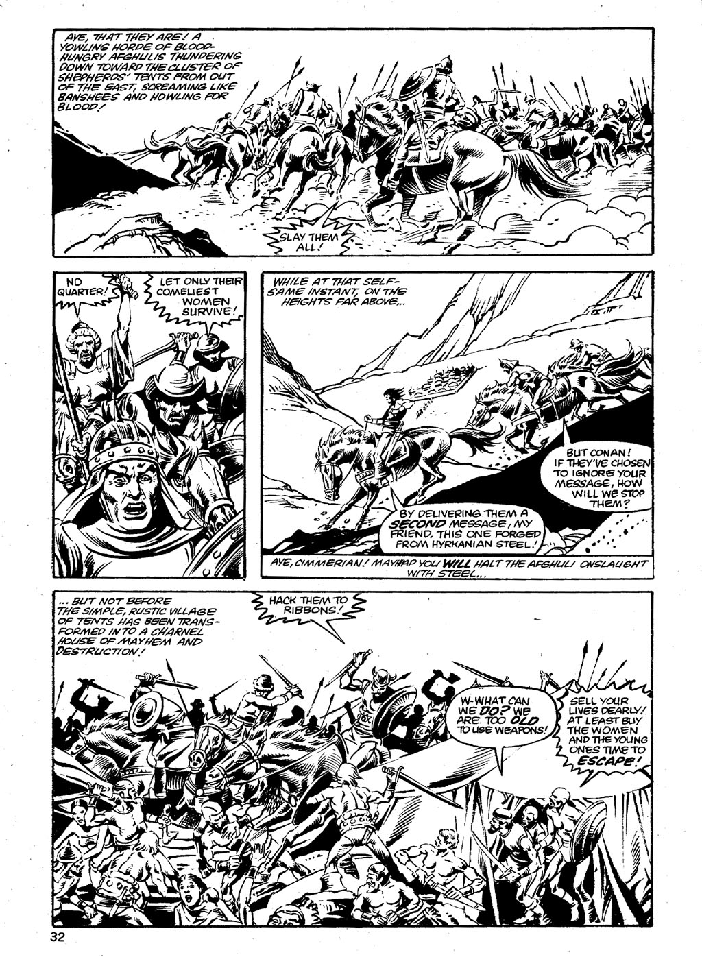 Read online The Savage Sword Of Conan comic -  Issue #85 - 32