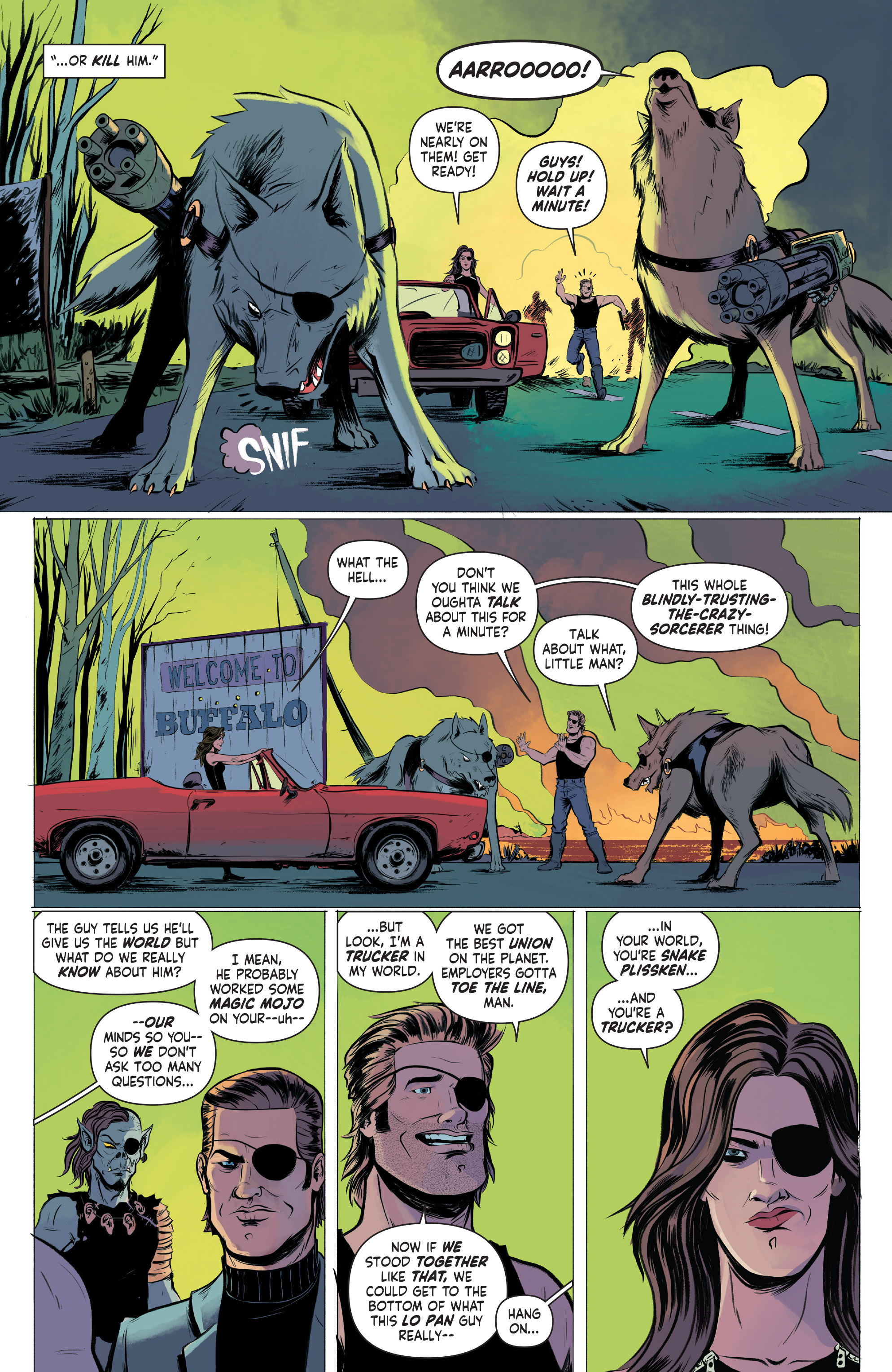 Read online Big Trouble in Little China/Escape From New York comic -  Issue #4 - 8