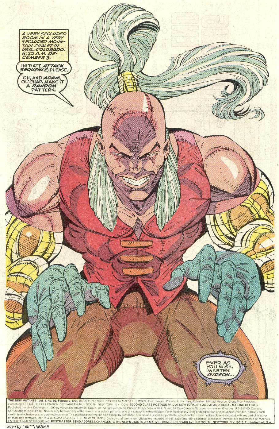 Read online The New Mutants comic -  Issue #98 - 2