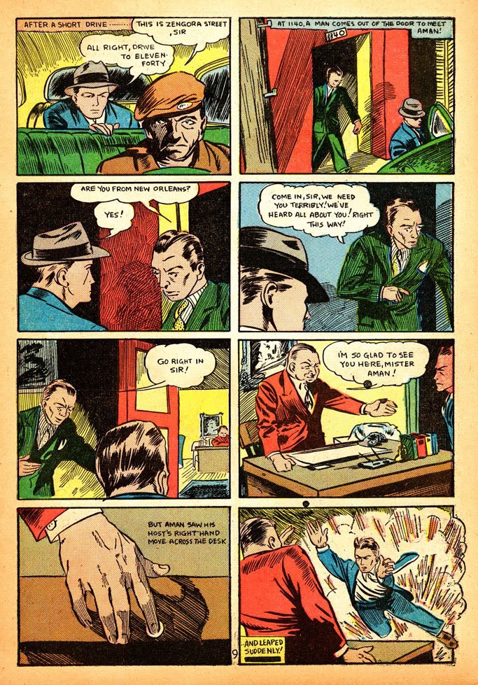 Read online Amazing Man Comics comic -  Issue #12 - 11