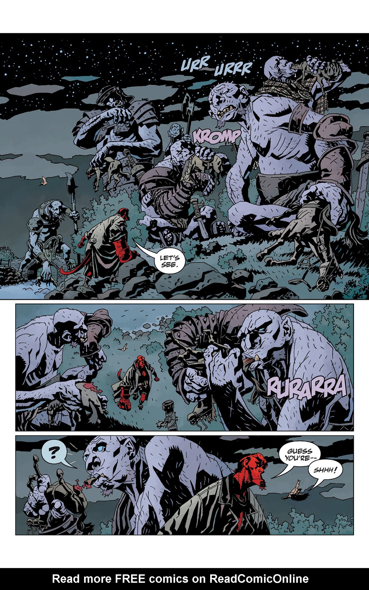 Read online Hellboy: The Wild Hunt comic -  Issue # TPB - 41