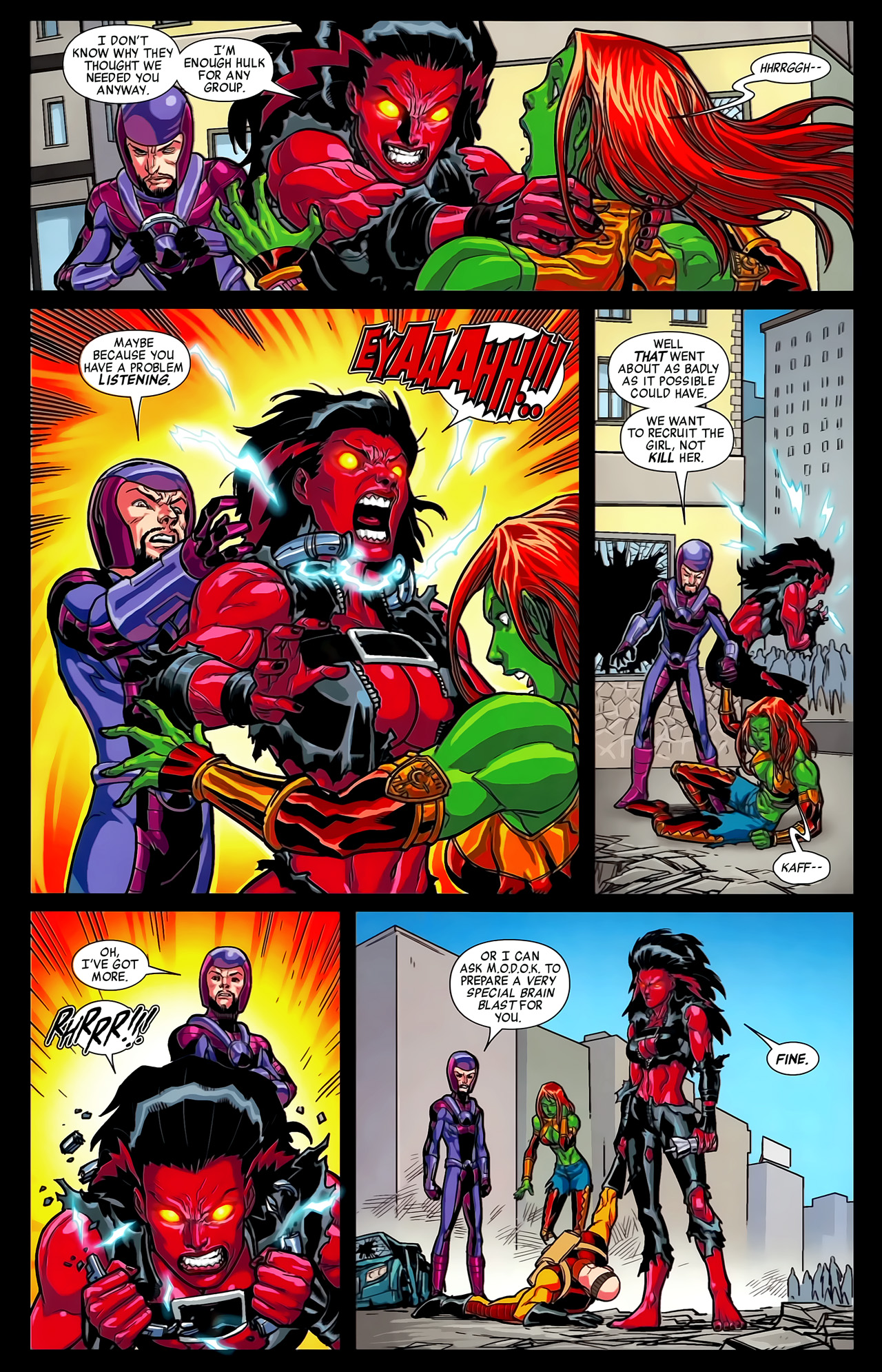 Read online Fall of the Hulks: The Savage She-Hulks comic -  Issue #1 - 20