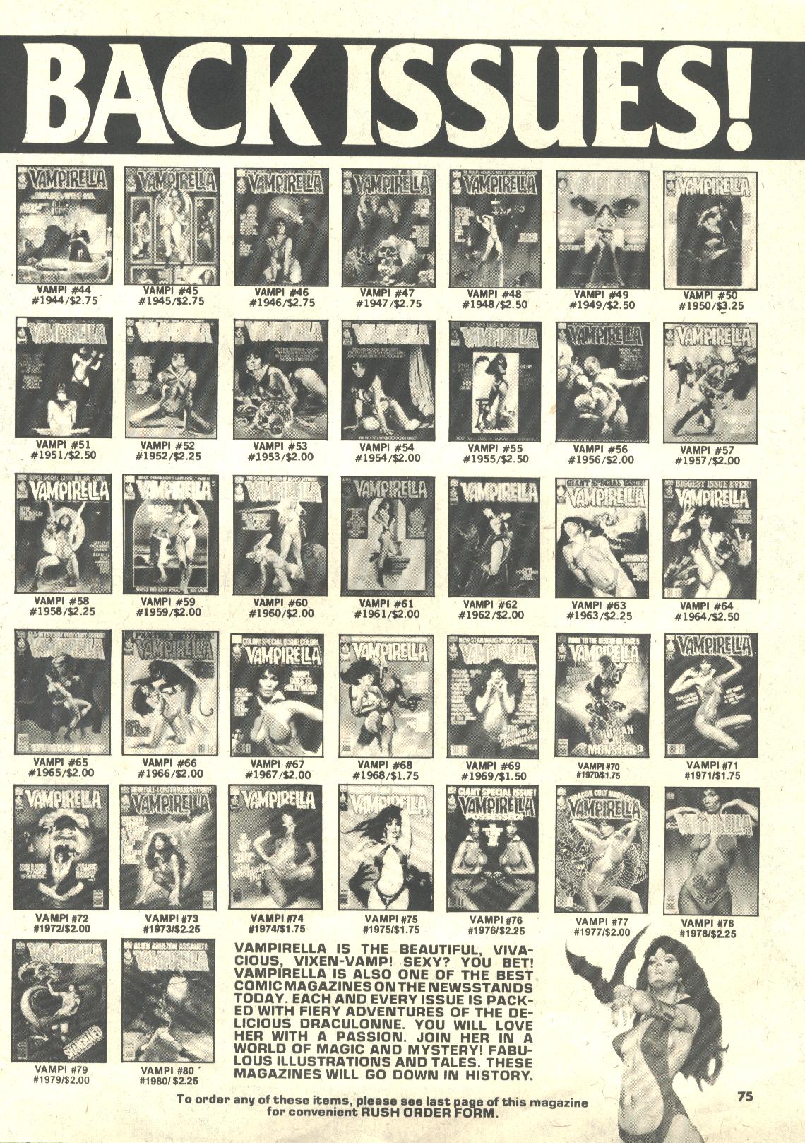 Read online Vampirella (1969) comic -  Issue #81 - 76