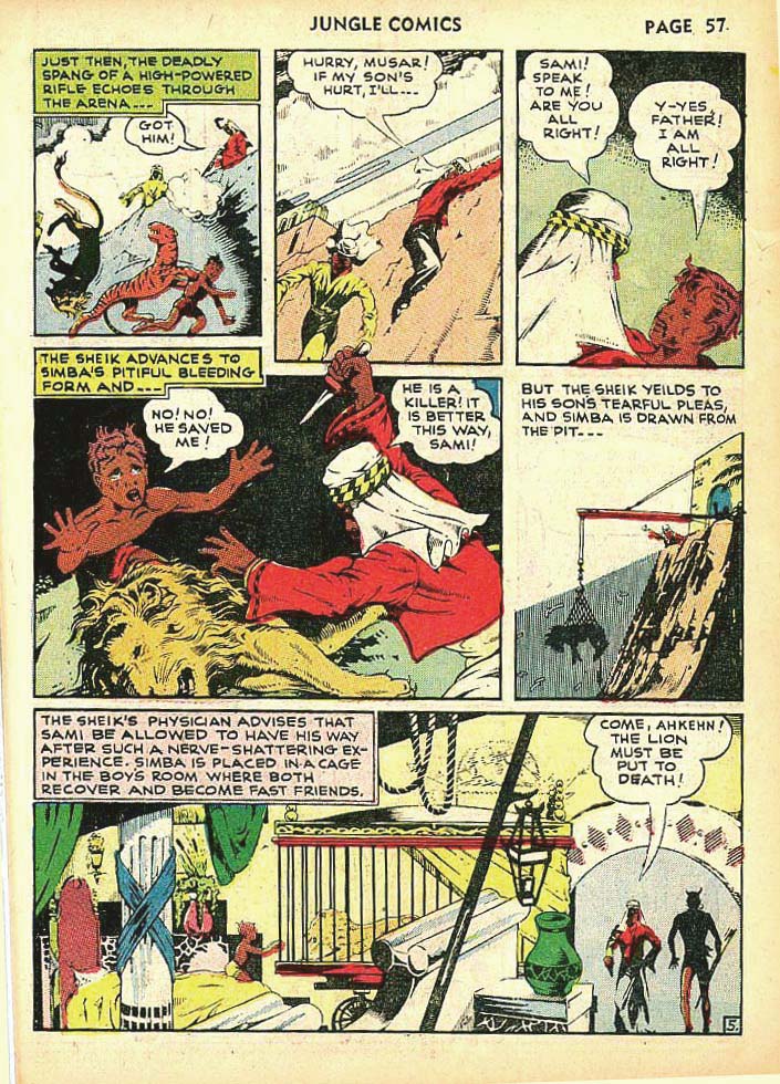 Read online Jungle Comics comic -  Issue #25 - 59