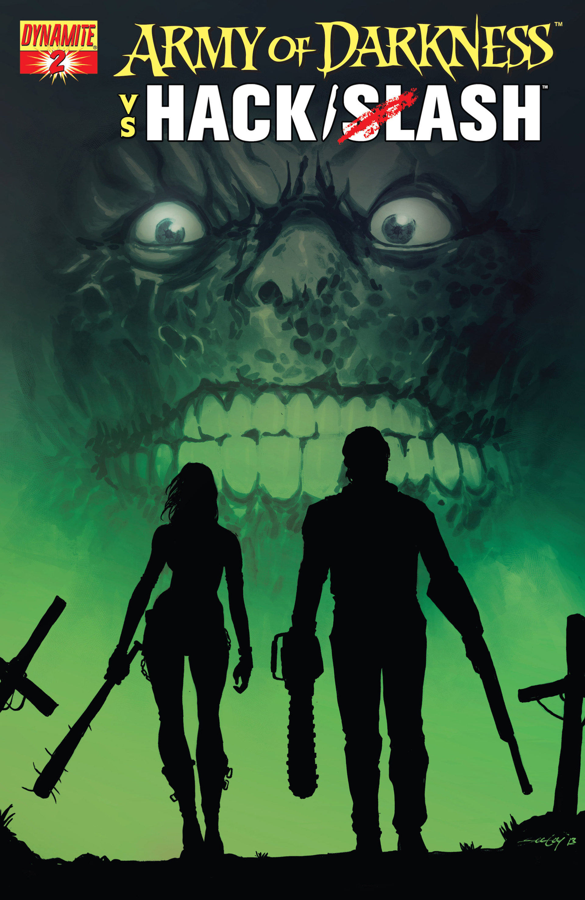 Read online Army of Darkness vs. Hack/Slash comic -  Issue #2 - 2