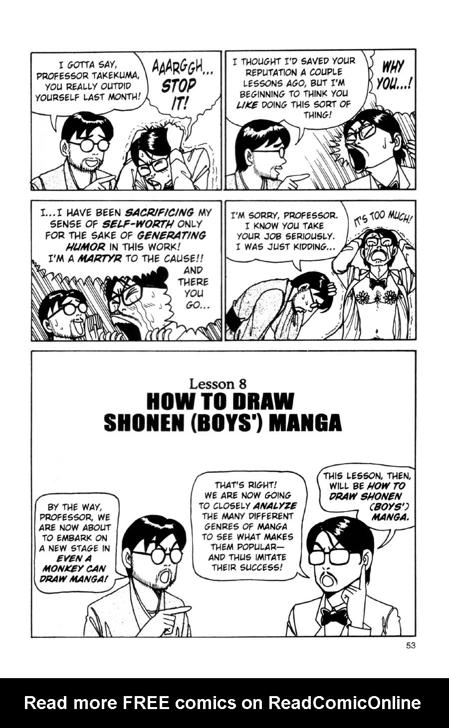 Read online Even a Monkey Can Draw Manga comic -  Issue # TPB - 53