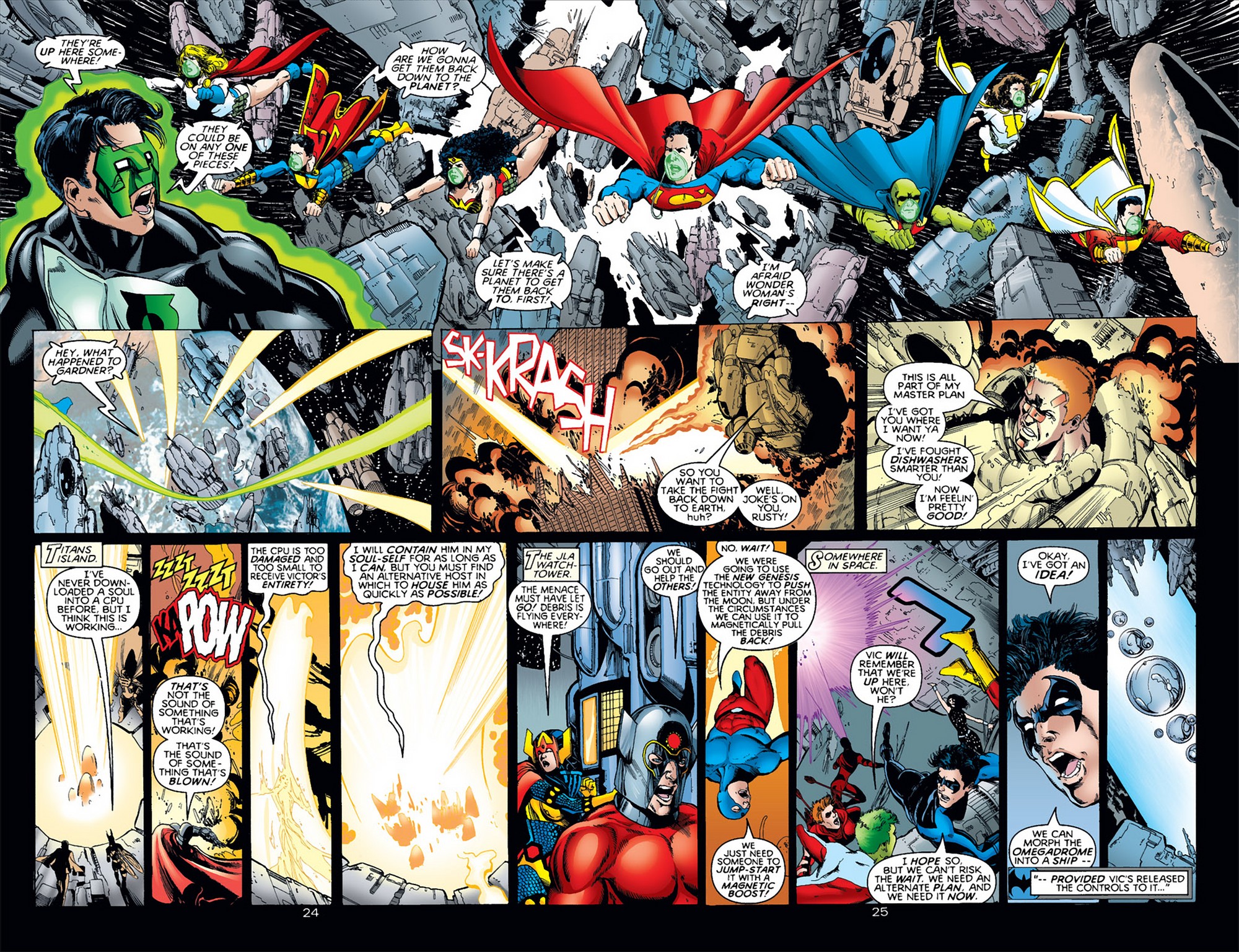 Read online JLA/Titans comic -  Issue #3 - 22