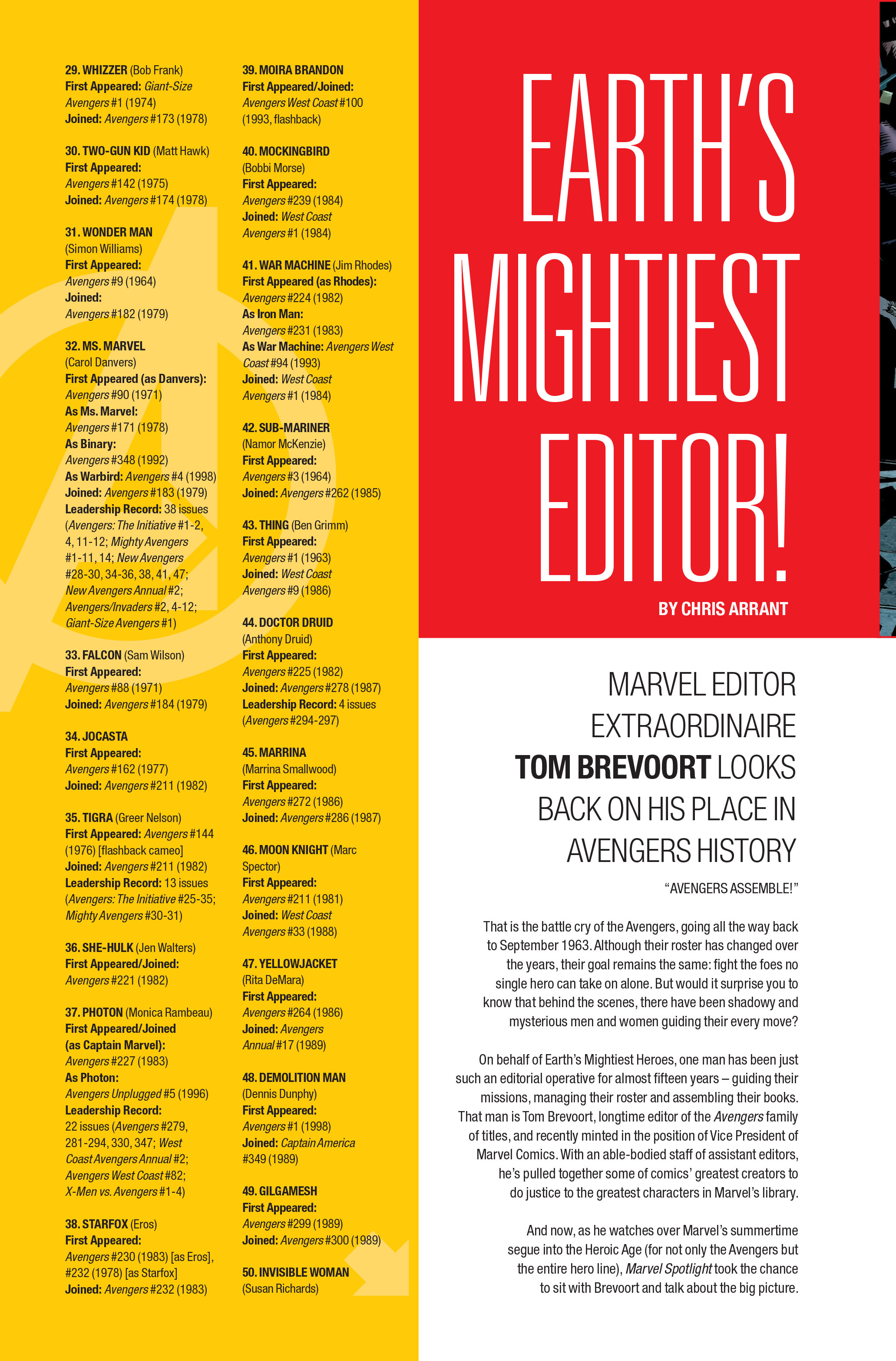 Read online Avengers: Spotlight comic -  Issue # Full - 7