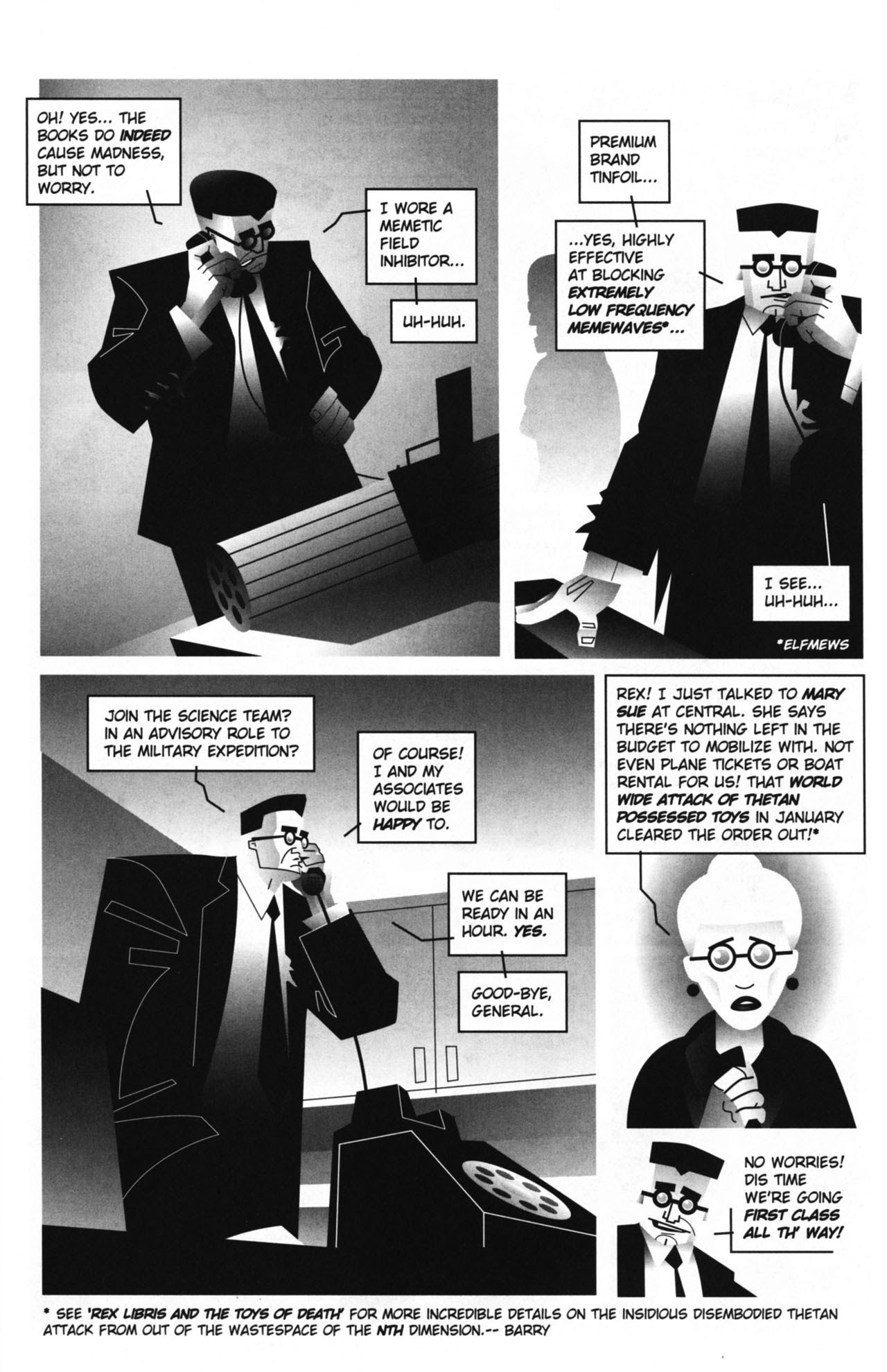 Read online Rex Libris comic -  Issue #11 - 12