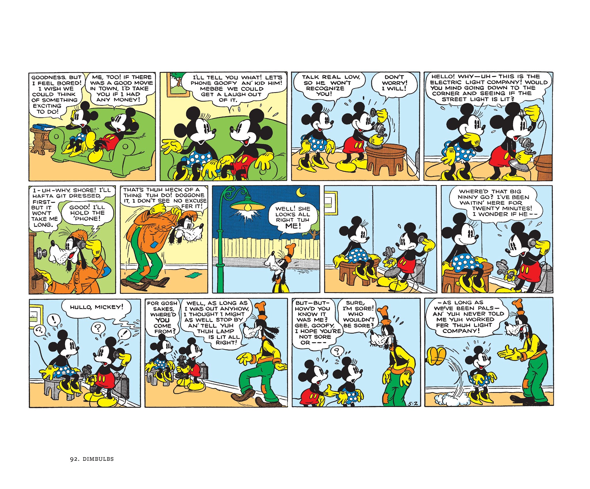 Read online Walt Disney's Mickey Mouse Color Sundays comic -  Issue # TPB 2 (Part 1) - 92