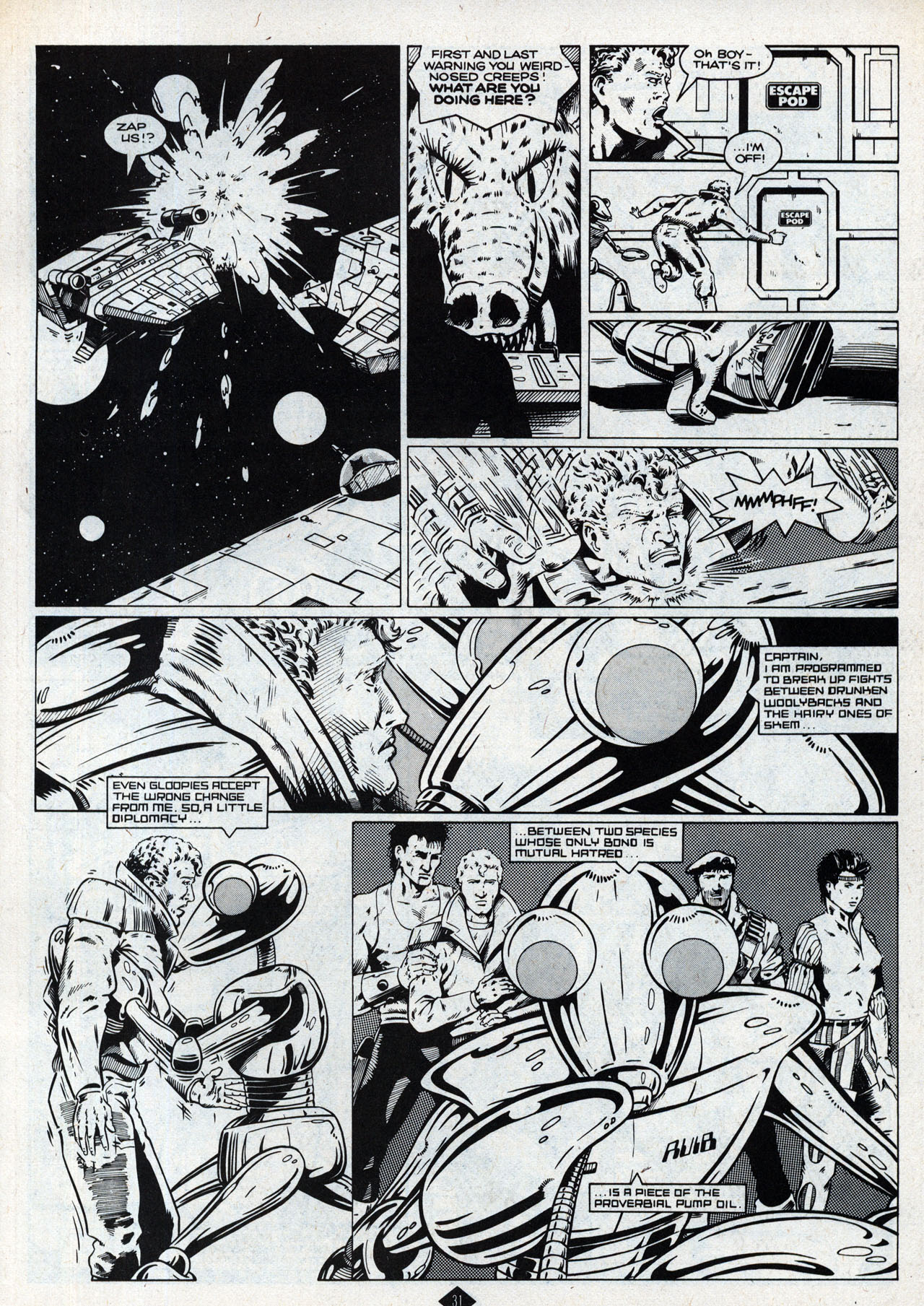 Read online Captain Britain (1985) comic -  Issue #6 - 31