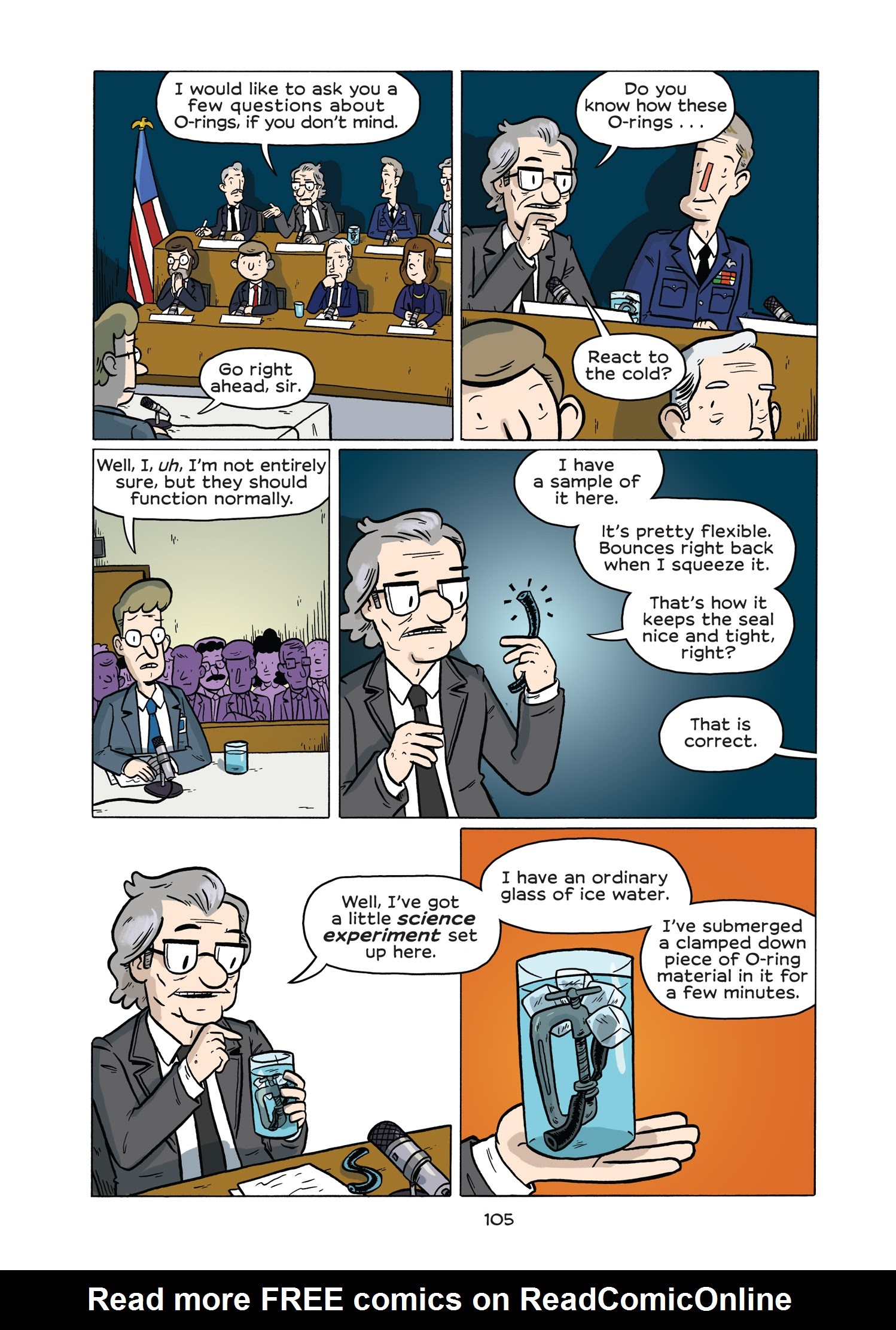 Read online History Comics comic -  Issue # The Challenger Disaster: Tragedy in the Skies - 110