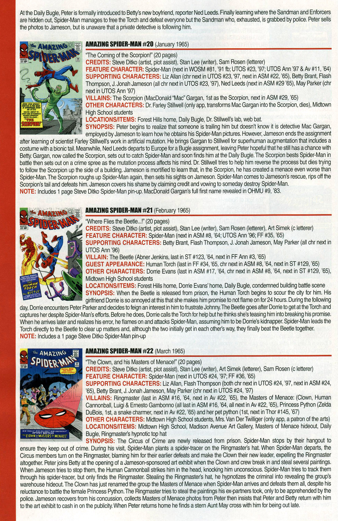 Read online Official Index to the Marvel Universe comic -  Issue #1 - 12