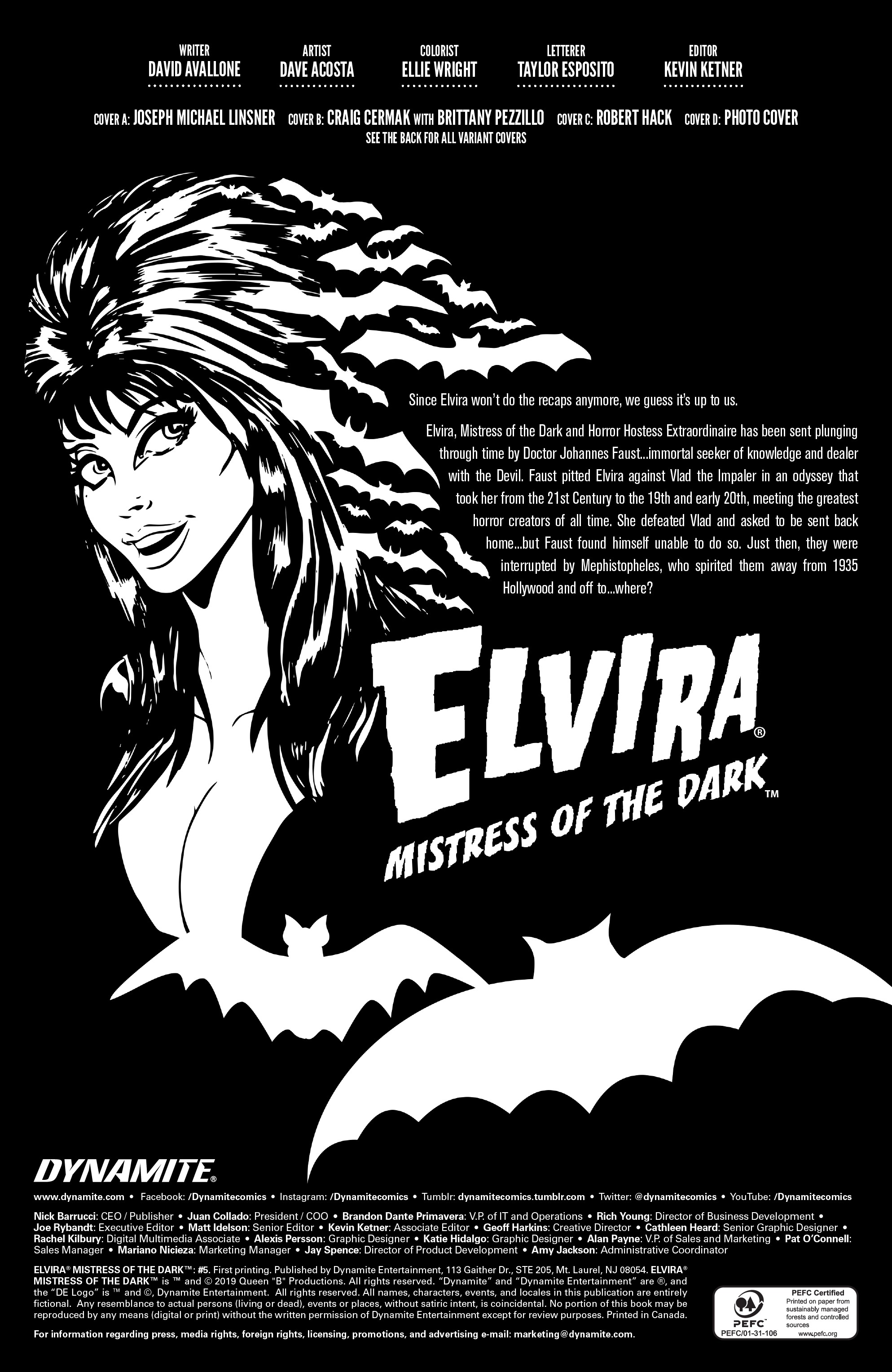 Read online Elvira: Mistress of the Dark (2018) comic -  Issue #5 - 5