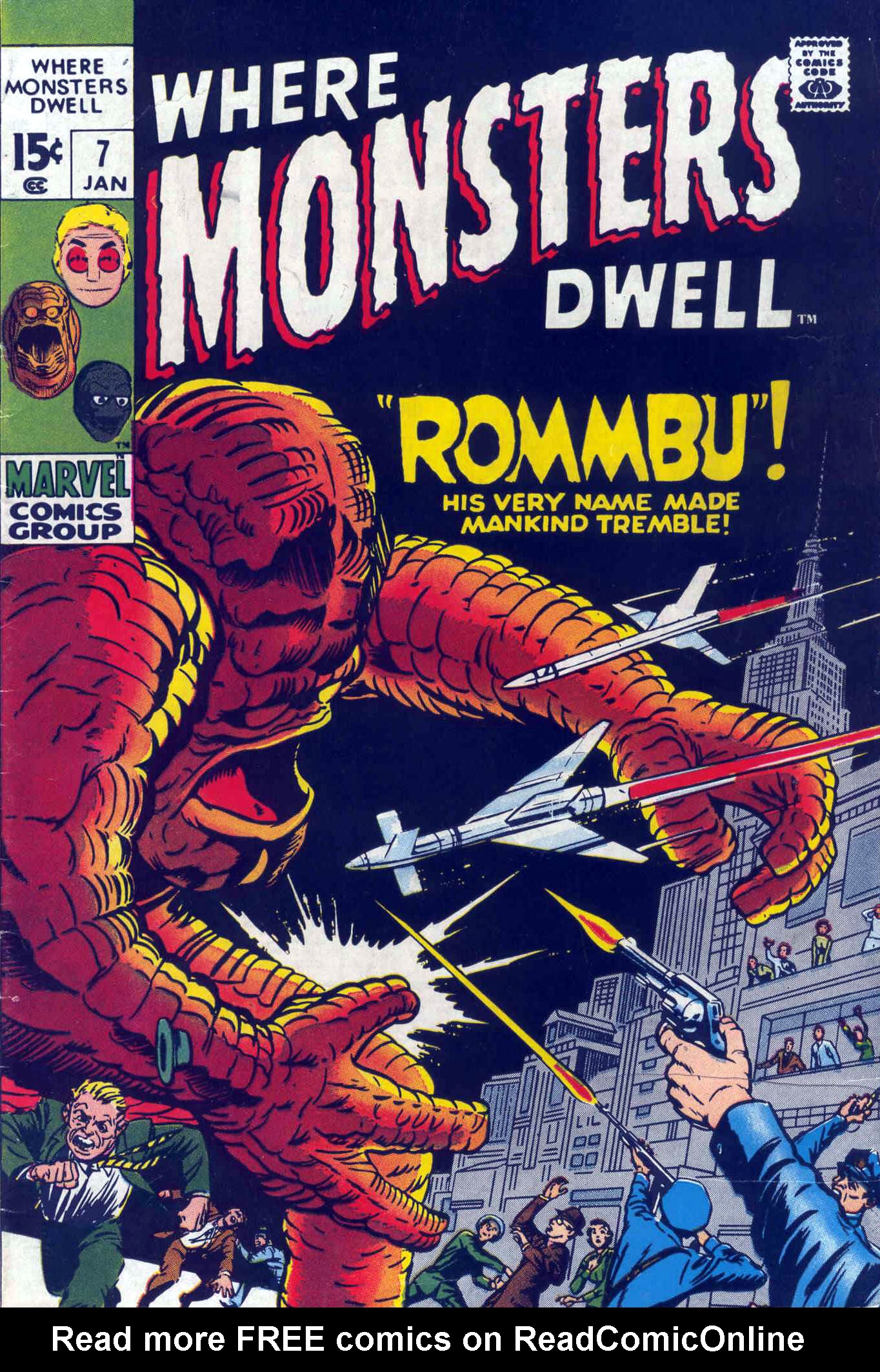 Read online Where Monsters Dwell (1970) comic -  Issue #7 - 1